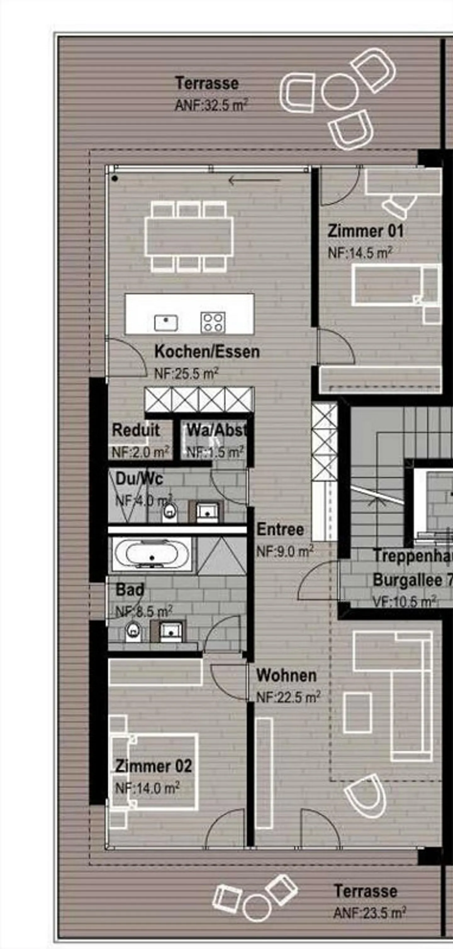 Modern 3.5 room apartment with a panoramic view - Photo 11 of 11