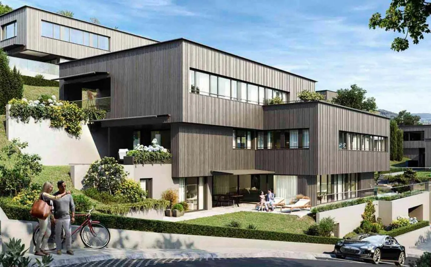 Traumhafte Fernsicht auf Alpstein mit Säntis und Churfirsten - 5.5-Zi.-Terrassenhaus - Foto 9 von 14