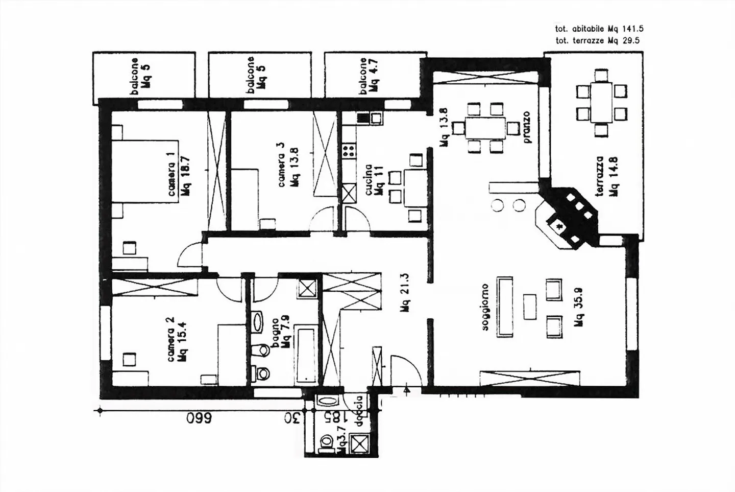 ATTICO SPACIEUX ET LUMINEUX 4.5 AVEC TERRASSE À PONTE CAPRIASCA - Photo 10 sur 10