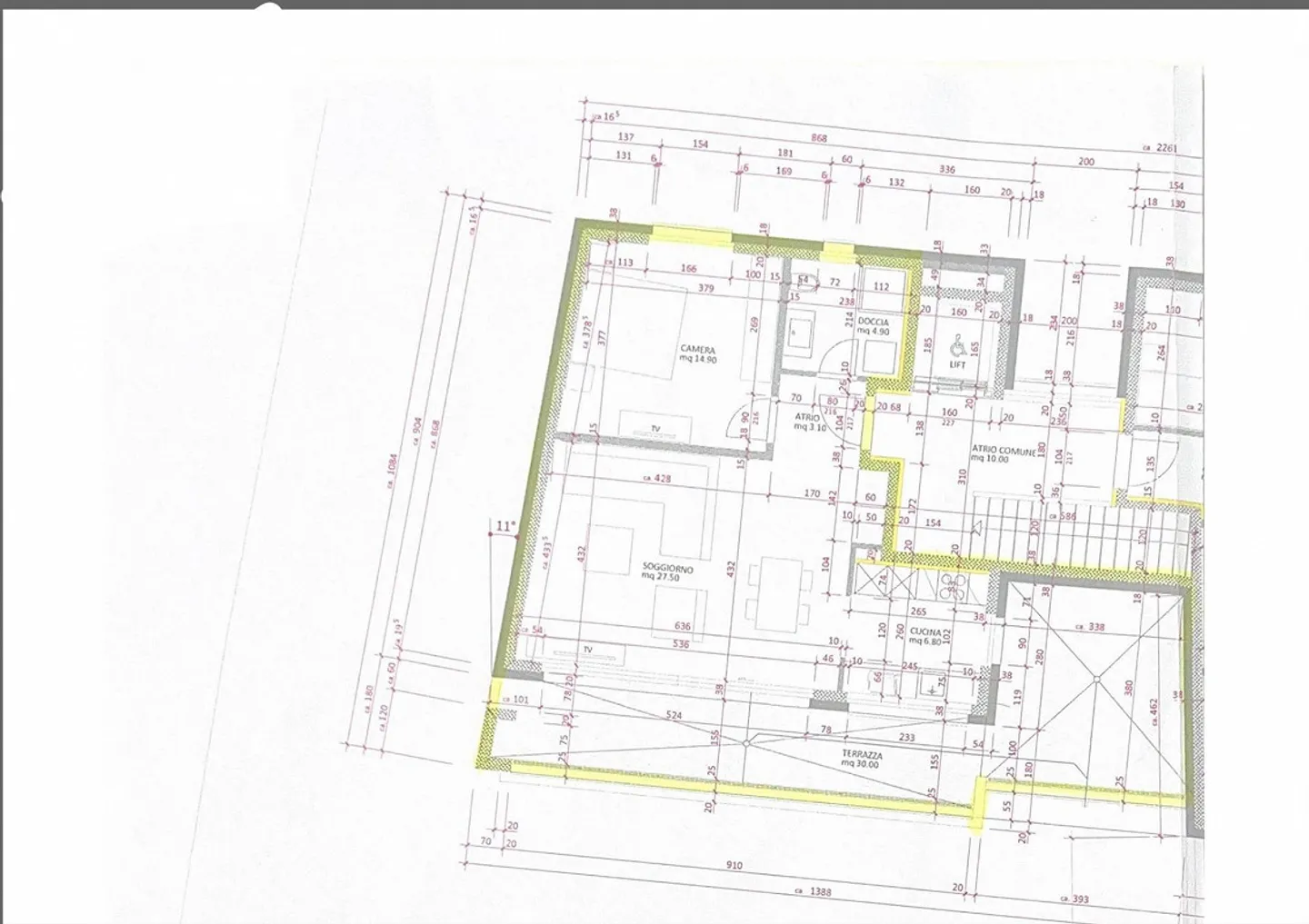 NEUES UND HELLES 2.5-ZIMMER-WOHNUNG MIT TERRASSE IN PREGASSONA - Foto 10 von 11