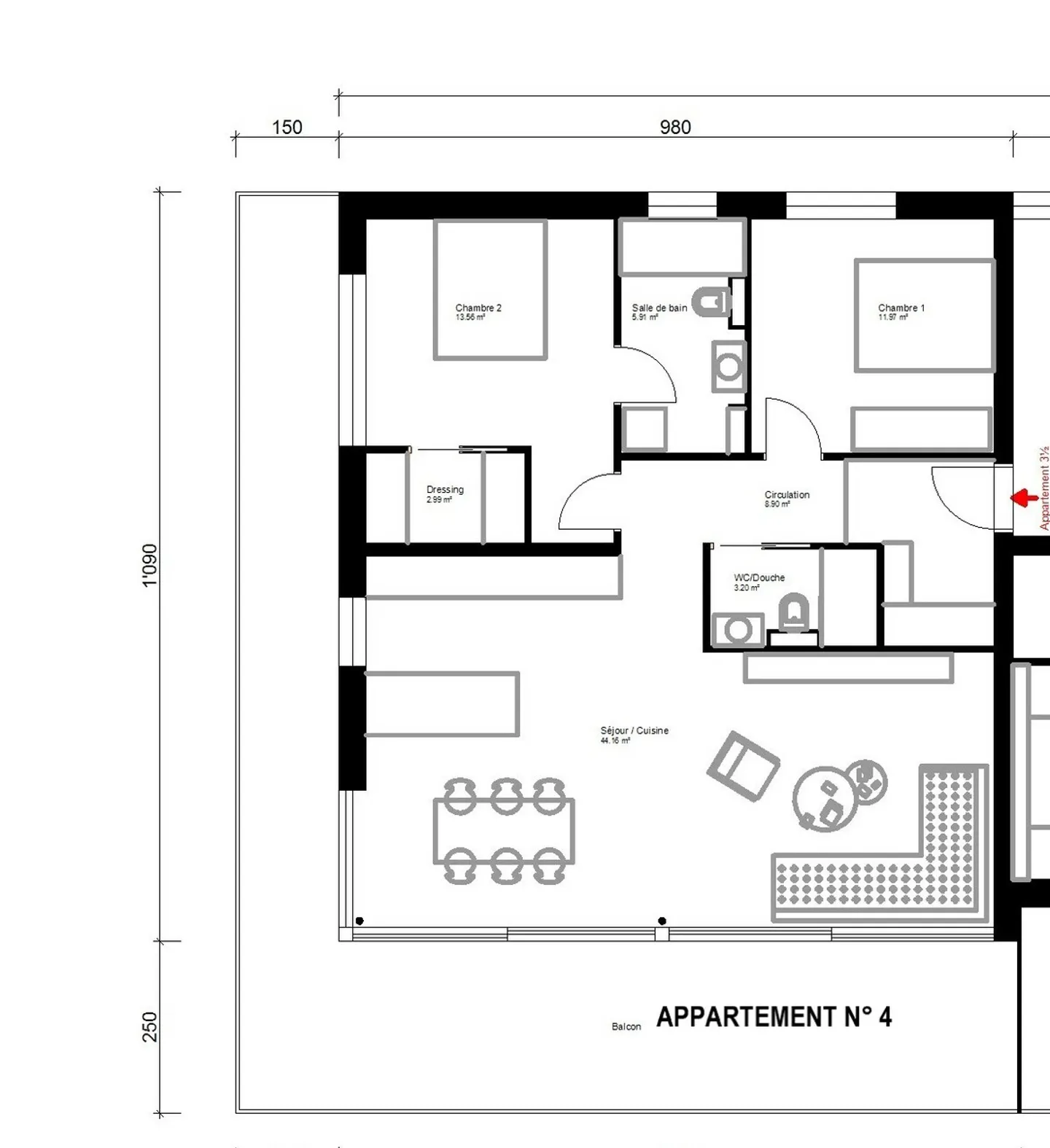 Attique à vendre - Photo 3 sur 7