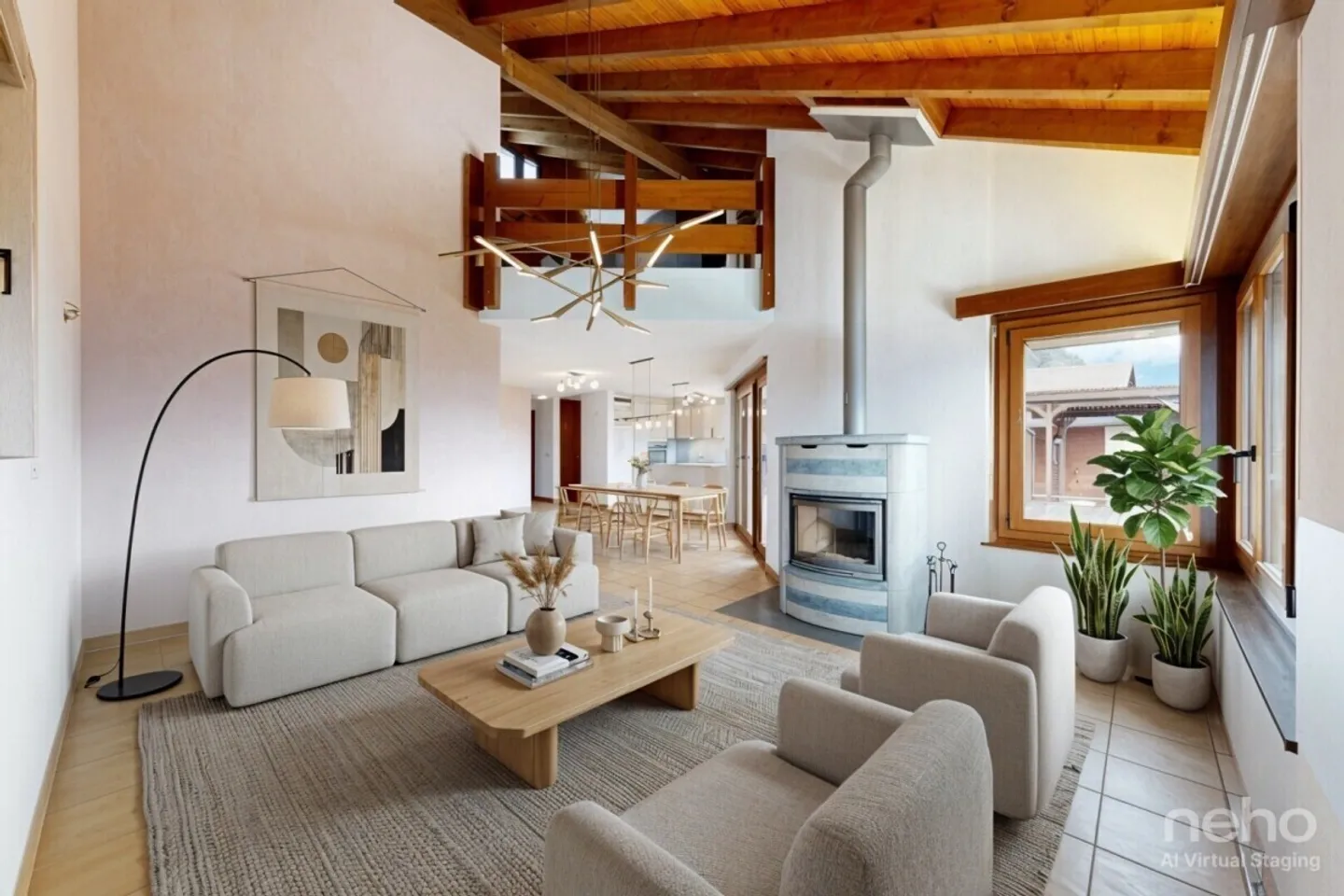 Geräumiges Haus mit Bergblick - Foto 3 von 12