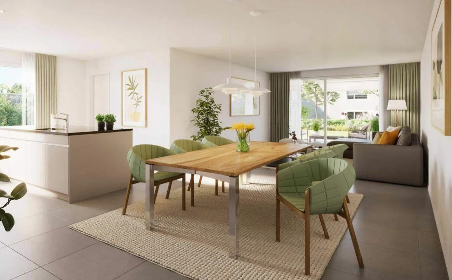 135 m² - 4.5-Room Garden Apartment | Special Use 42 m² - Photo 1 of 11