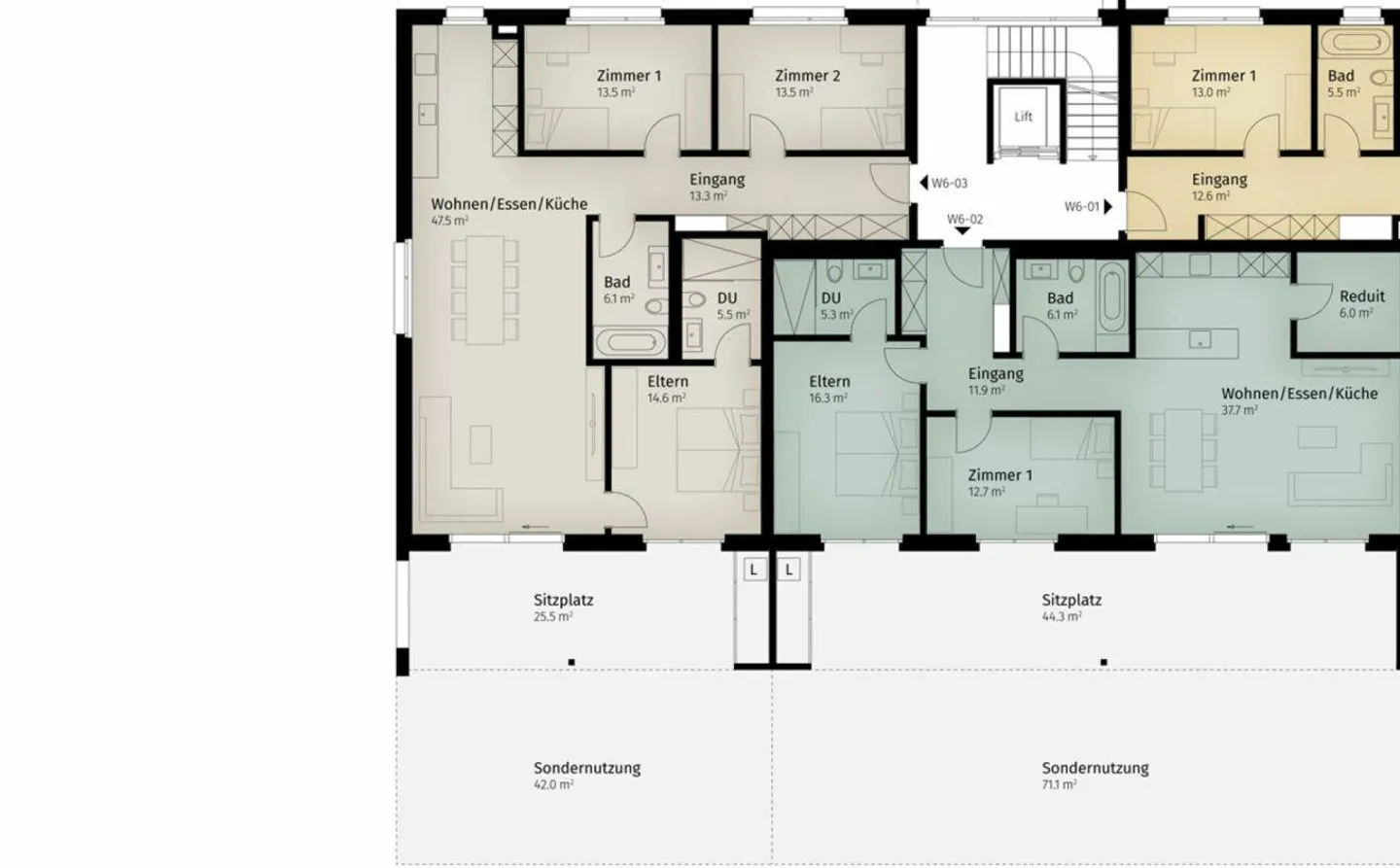 135 m² - 4.5-Room Garden Apartment | Special Use 42 m² - Photo 8 of 11
