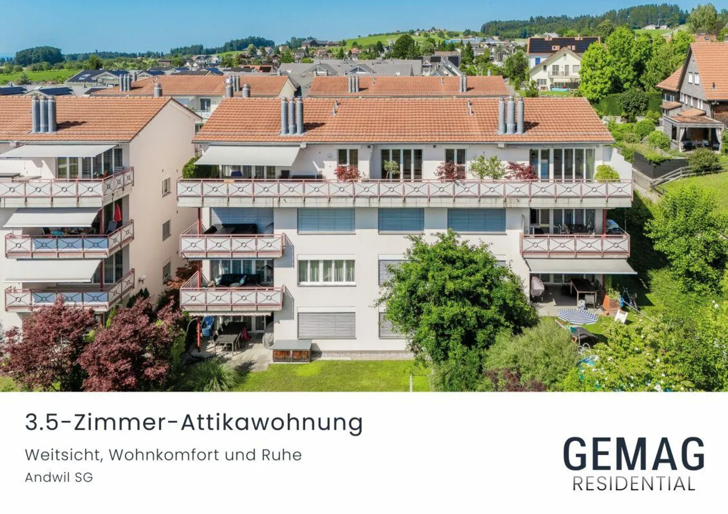 Attika-Oase mit Säntisblick - Foto 1 von 11