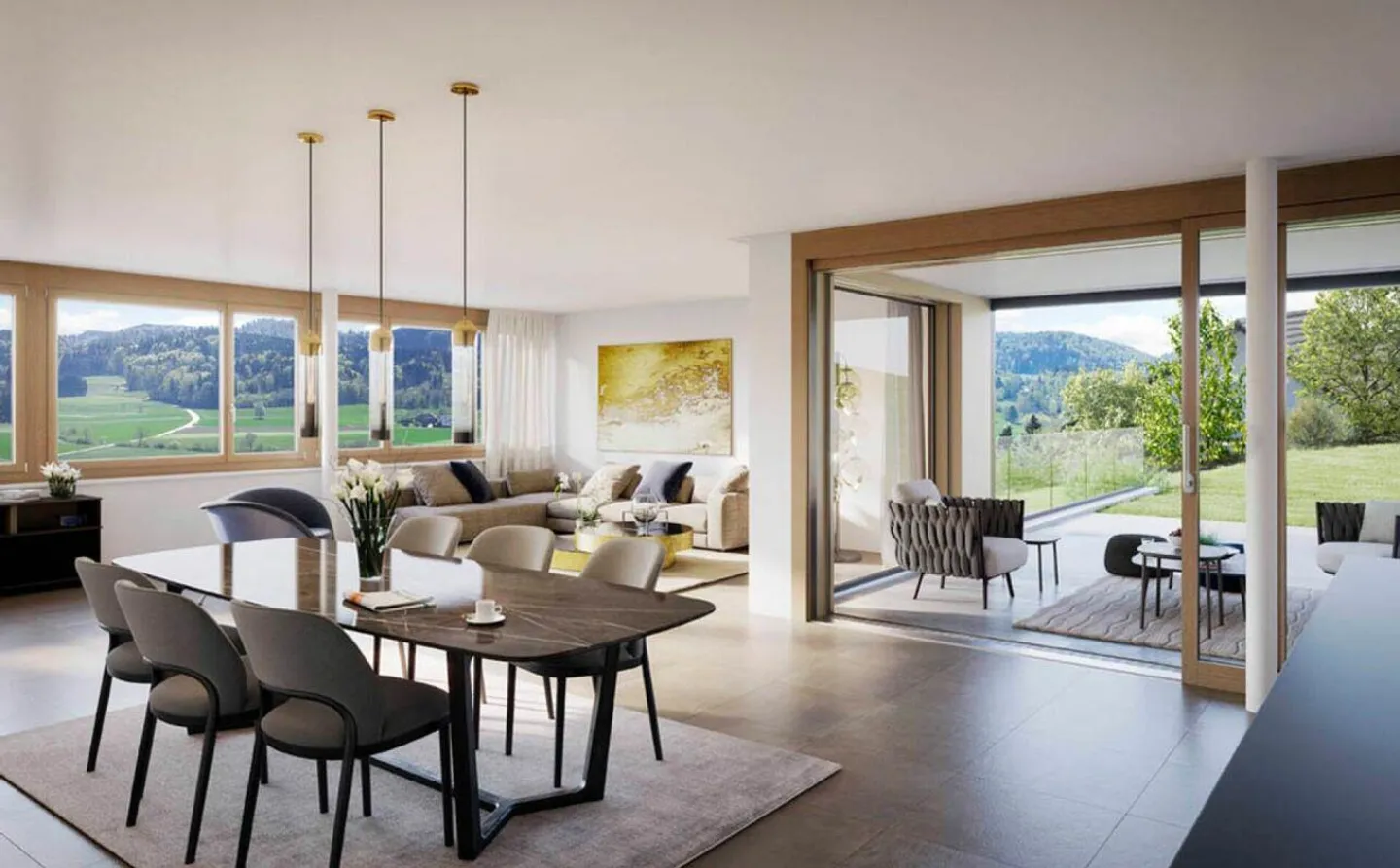 Luxuriöses 4.5-Zimmer-Terrassenhaus - In den Reben - Foto 8 von 13