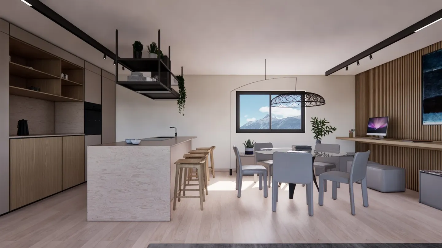 BELLINZONA - DUPLEX PENTHOUSE EXCLUSIF - 4.5 CHAMBRES - 172 MQ - Photo 8 sur 13
