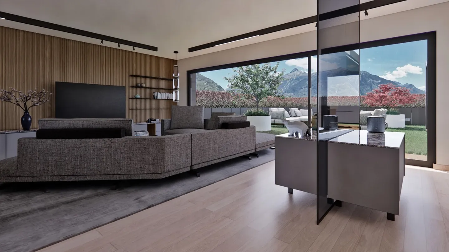 BELLINZONA - DUPLEX PENTHOUSE EXCLUSIF - 4.5 CHAMBRES - 172 MQ - Photo 5 sur 13