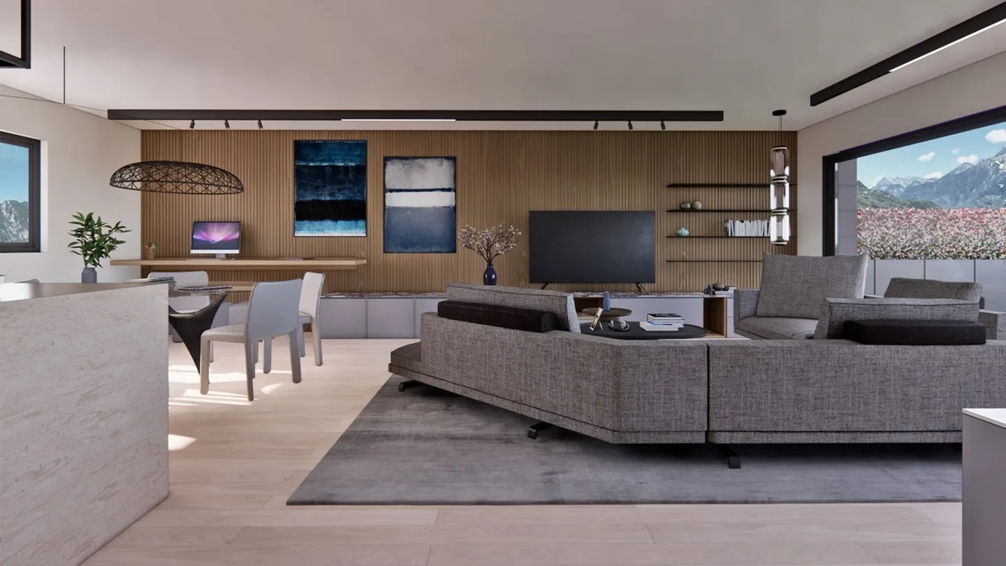 BELLINZONA - DUPLEX PENTHOUSE EXCLUSIF - 4.5 CHAMBRES - 172 MQ - Photo 6 sur 13