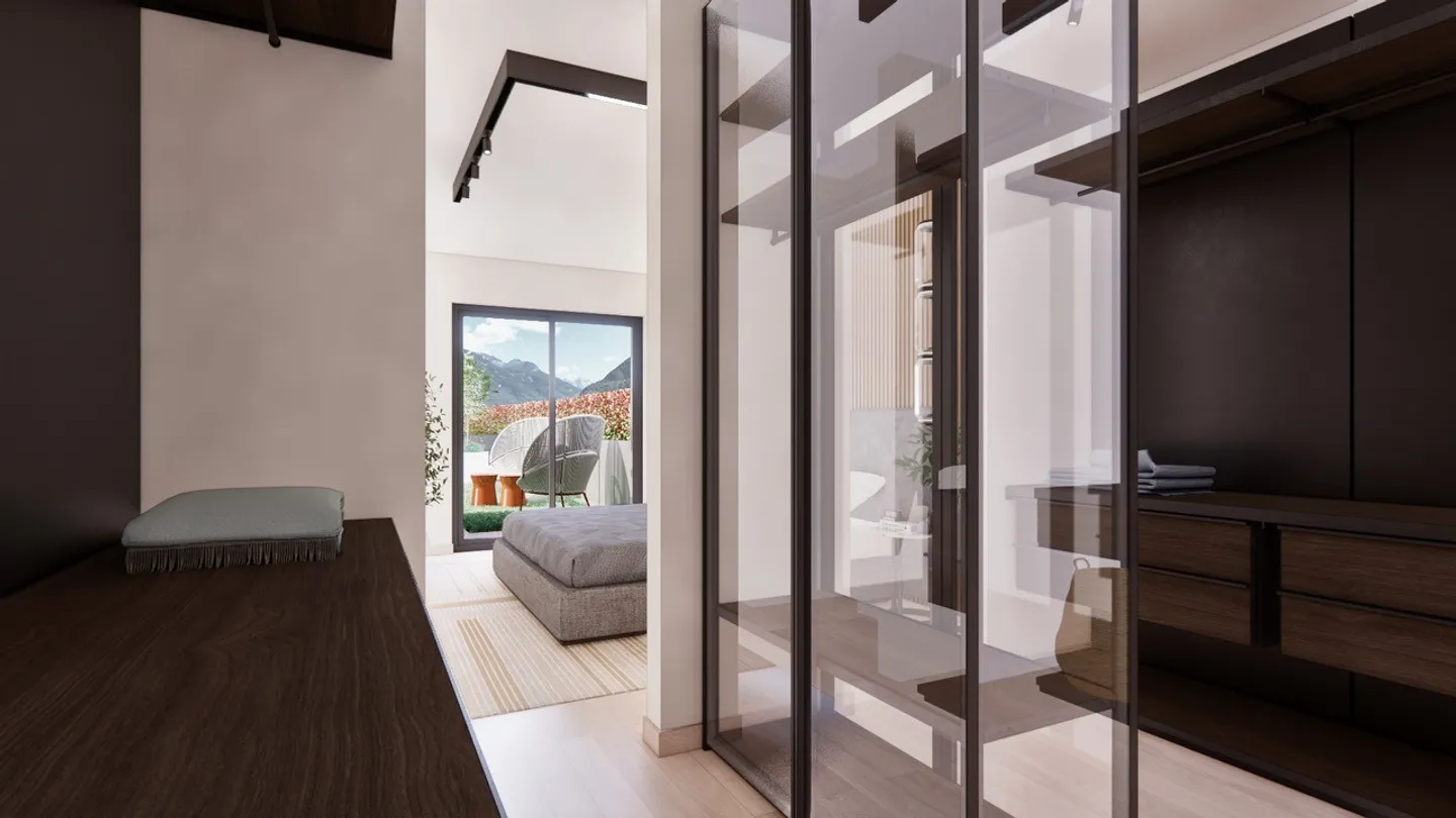BELLINZONA - DUPLEX PENTHOUSE EXCLUSIF - 4.5 CHAMBRES - 172 MQ - Photo 11 sur 13