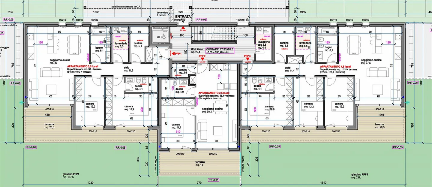 Neue Wohnung im letzten Stock mit schöner Terrasse in einer komfortablen und strategischen Lage - Foto 6 von 15