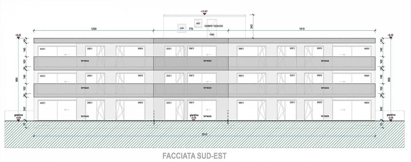 Neue Wohnung im letzten Stock mit schöner Terrasse in einer komfortablen und strategischen Lage - Foto 10 von 15