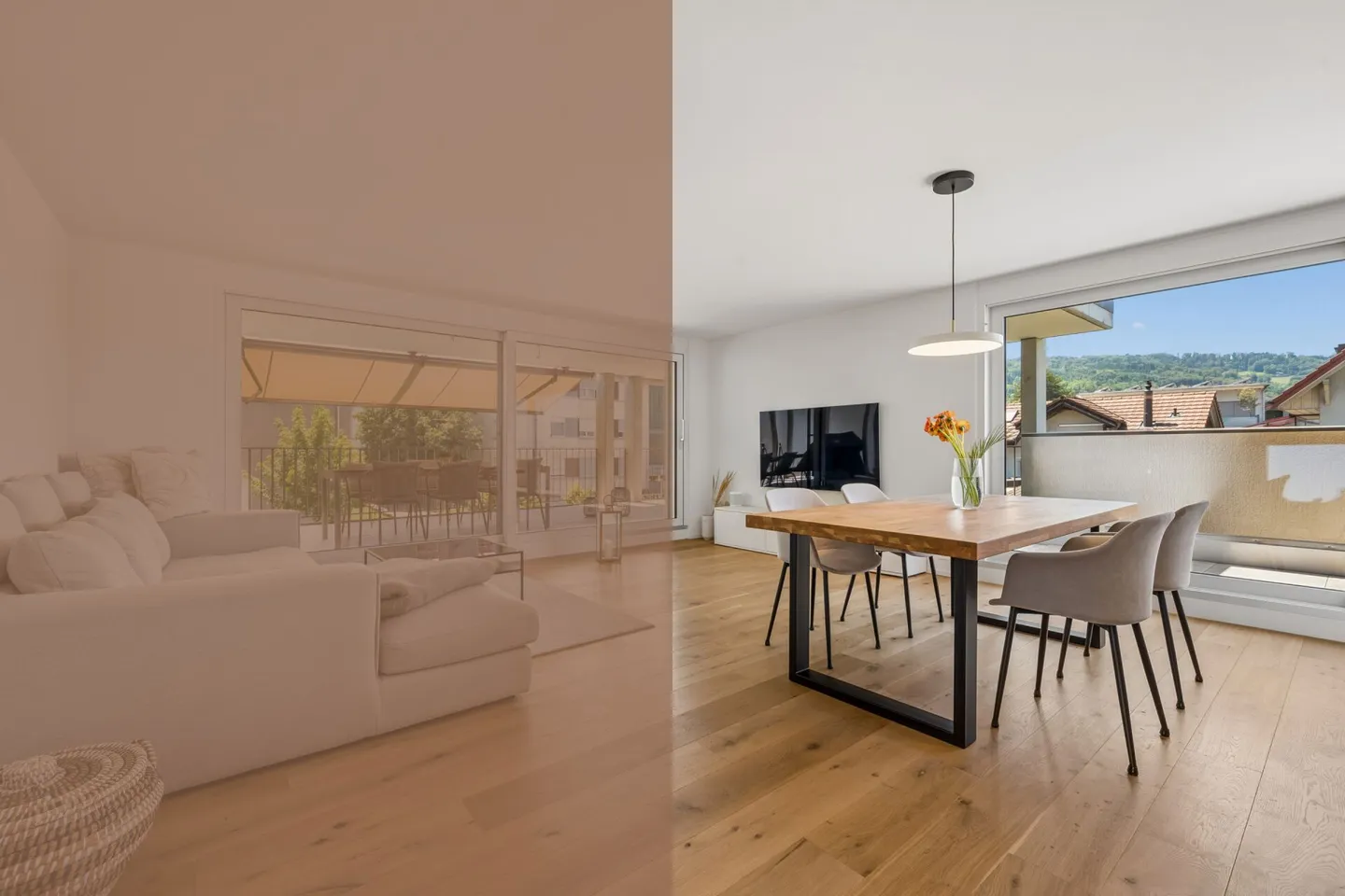 Appartement moderne de 3,5 pièces avec terrasse à Belp BE - Photo 1 sur 13