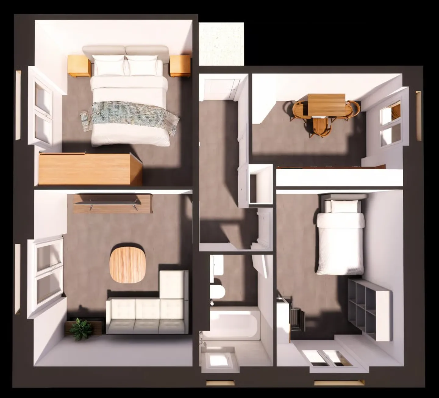 Appartement moderne de 3 pièces fraîchement rénové avec balcon - disponible immédiatement ! - Photo 9 sur 10