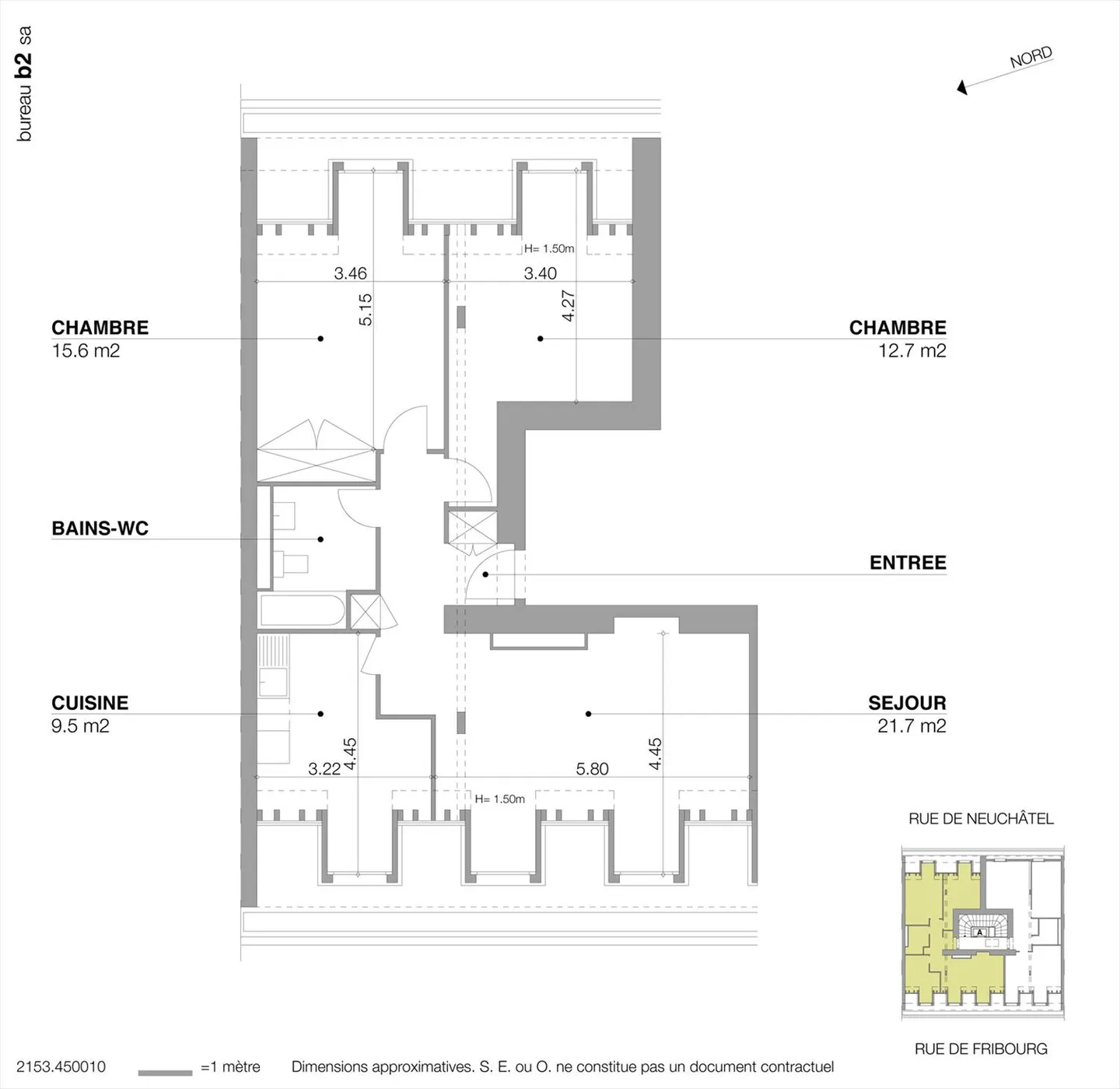 Appartement 4 pièces - Photo 4 sur 4