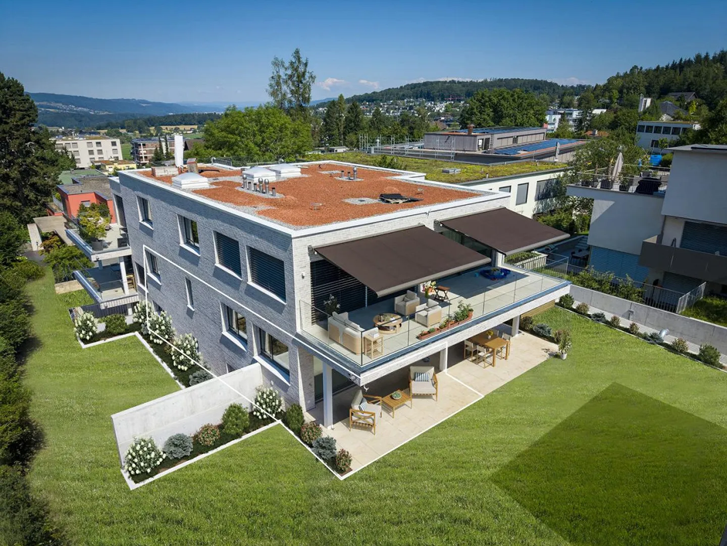 Nouveau bâtiment «Im Mettlen»: Première occupation du duplex de 4,5 pièces avec jardin - Photo 8 sur 10
