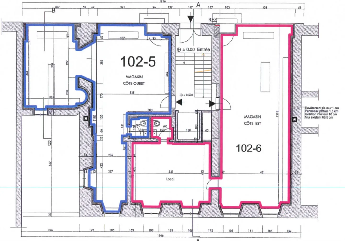 St-Imier, superficie di vendita di 87 m2 nel centro città - Foto 3 di 4