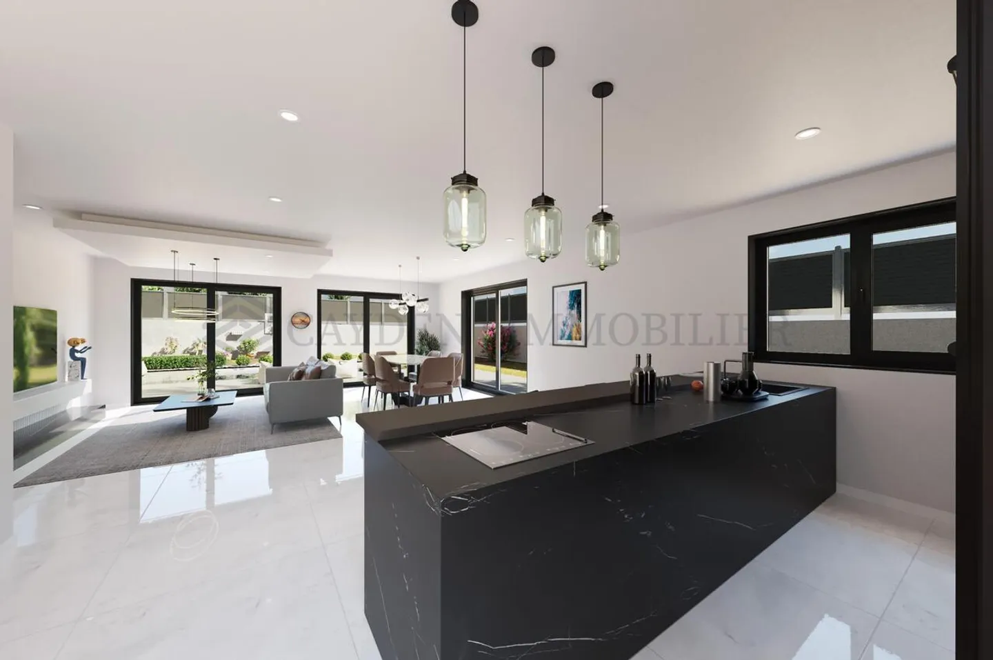 Two Steps from the Veyrier Customs Station - Semi-Detached House - Plot B - Photo 3 of 4