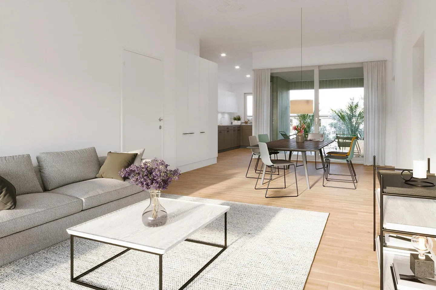 Bright modern 5.5 room condominium with practical loggia - Photo 1 of 10