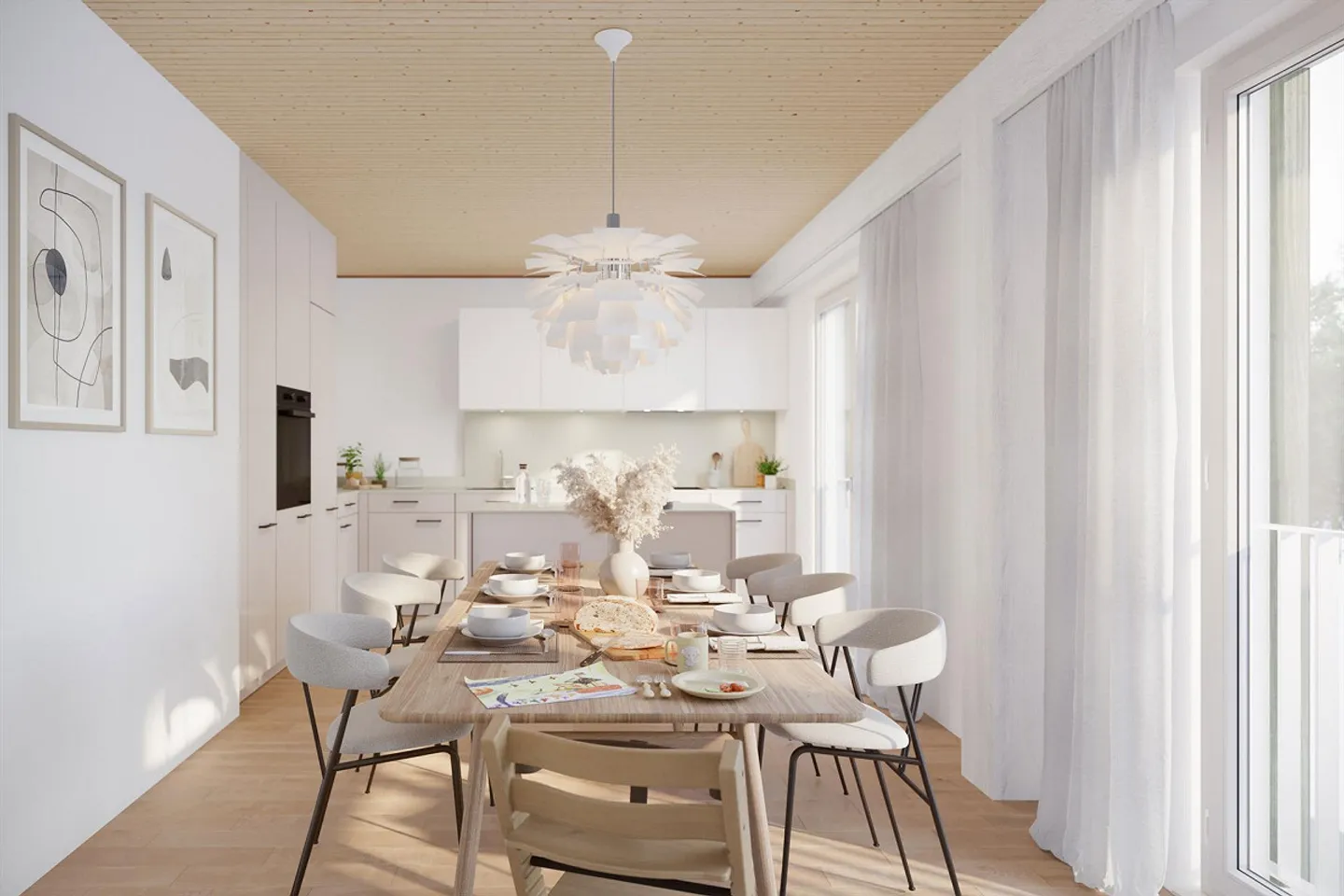 Bright modern 5.5 room condominium with practical loggia - Photo 2 of 10