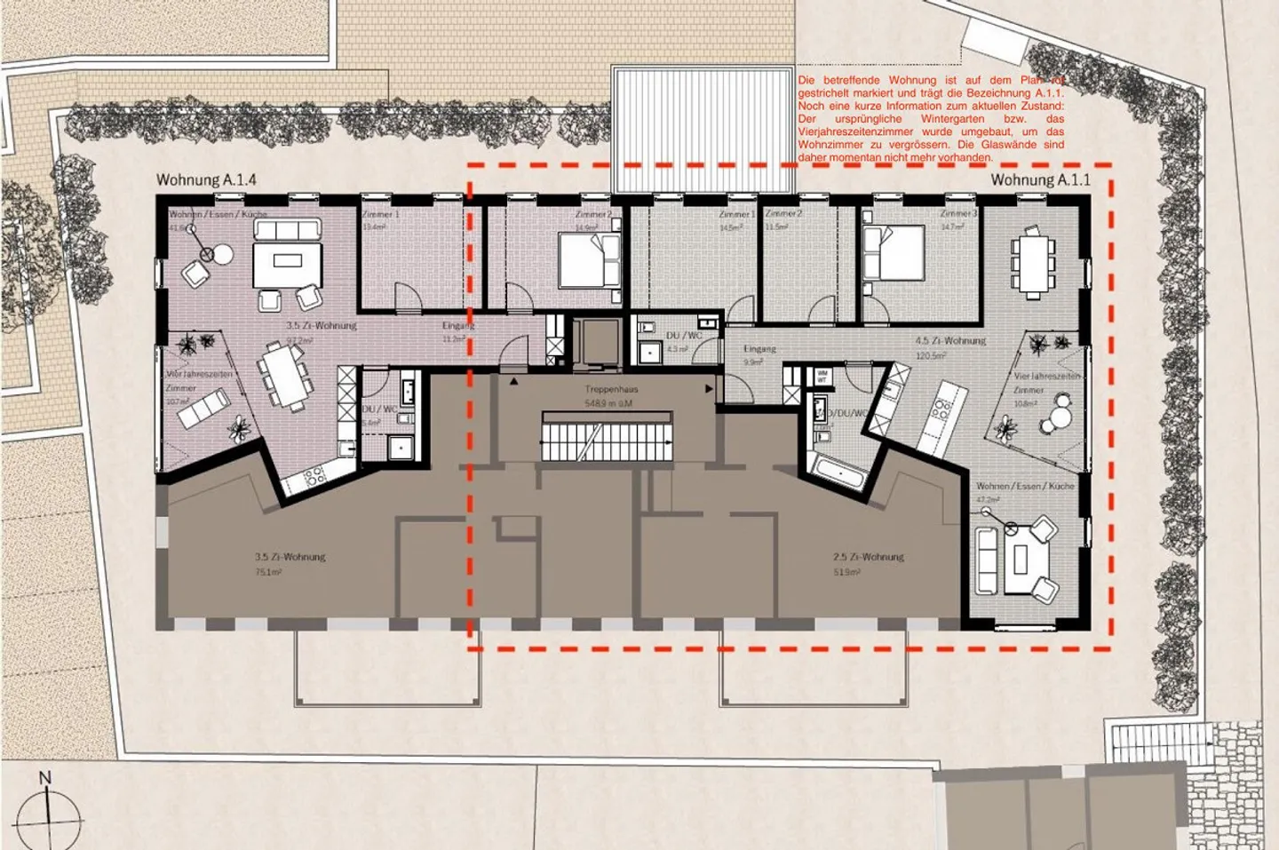 Newly built 5.5-room apartment in the center of Turbenthal - Photo 5 of 5