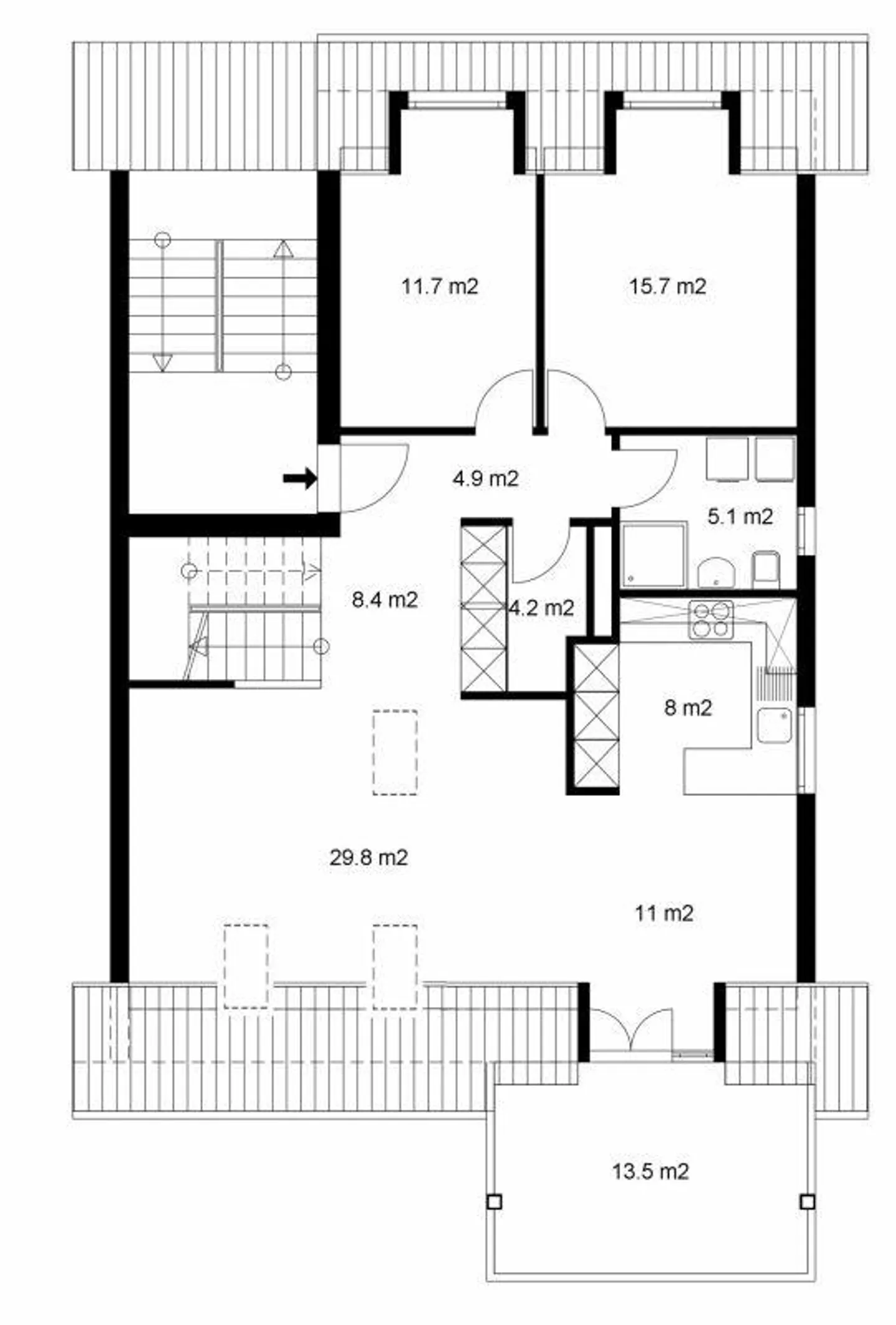 Large penthouse apartment with panoramic view - Photo 15 of 17