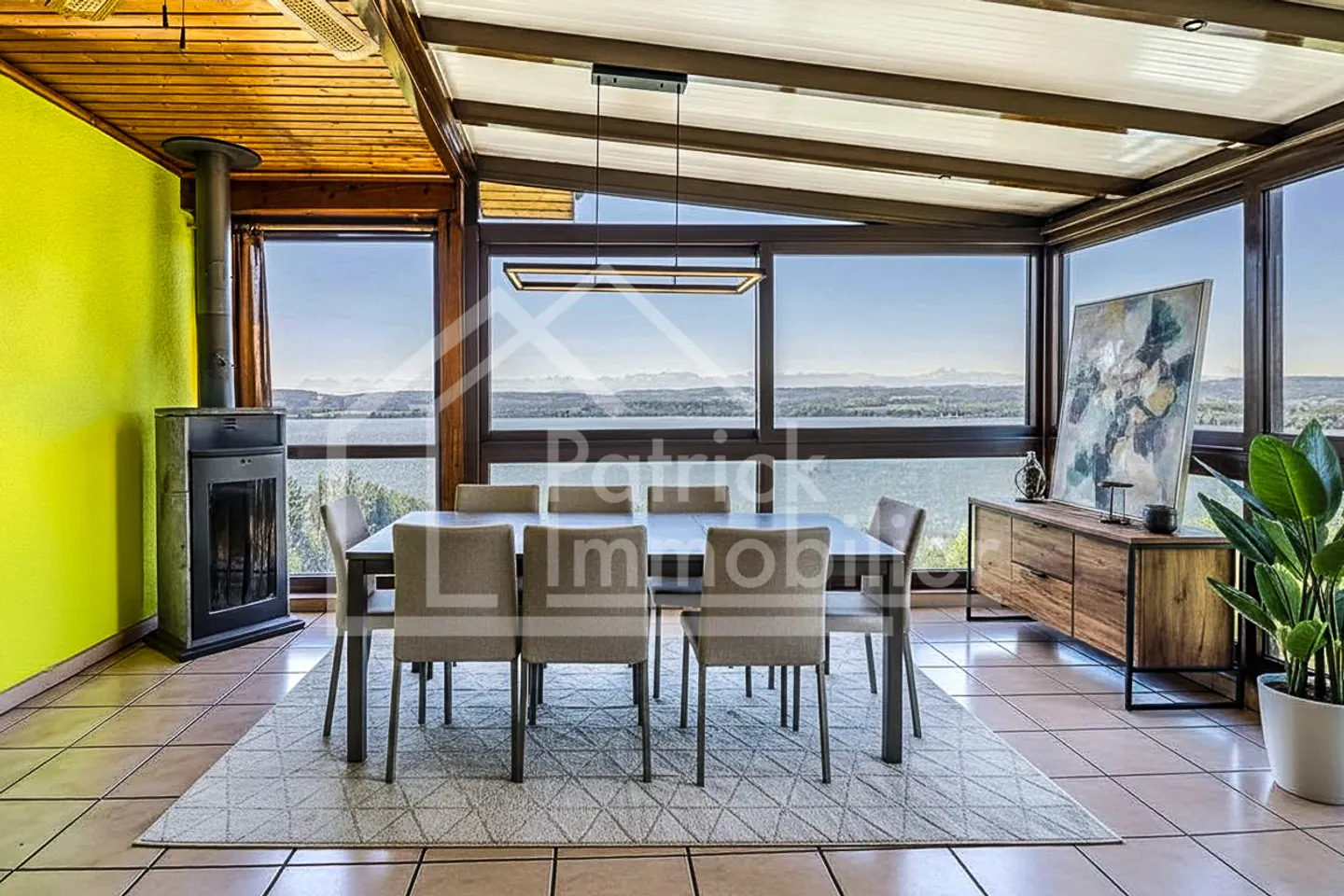 Semi-detached house with panoramic view of Lake Murten - Photo 5 of 12