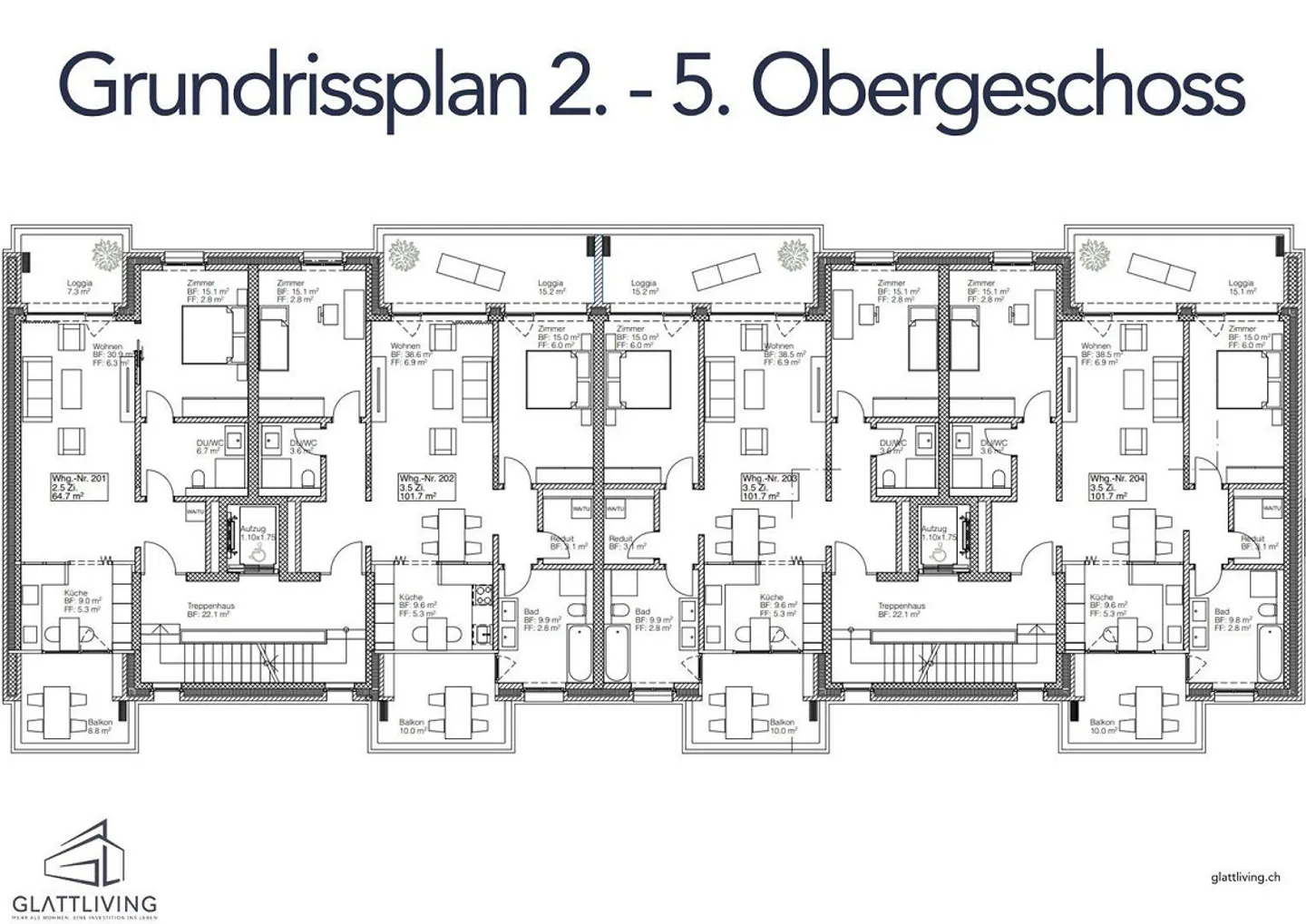 Appartamento 3.5 stanze al 2° piano: Appartamento 3.5 stanze luminoso con ... - Foto 13 di 20