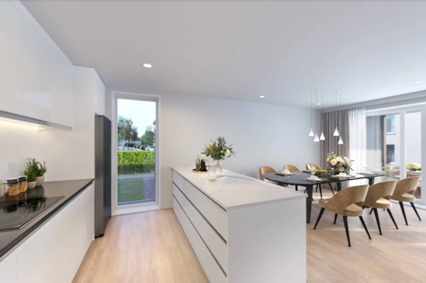 L'architecture moderne rencontre la durabilité à Aarau Rohr ! – Maison jumelée de 5,5 pièces avec jardin et système photovoltaïque ! - Photo 3 sur 13