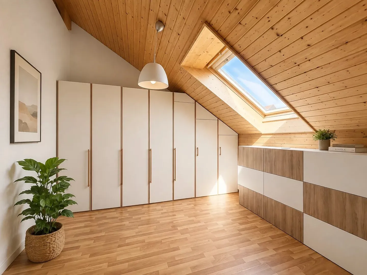 Bright duplex with generous volumes in the heart of Jorat - Photo 2 of 11