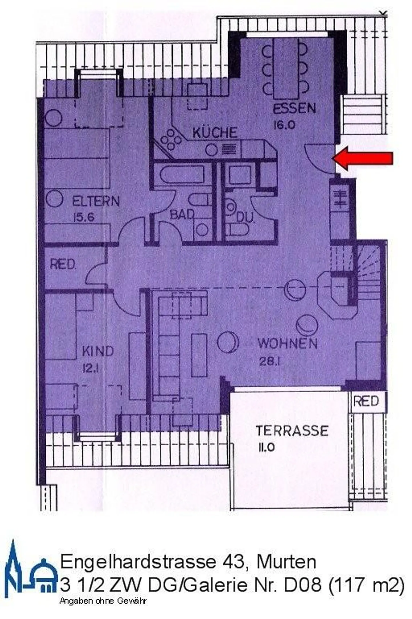 3.5 Zimmer-Wohnglück in Murten (1 Monat gratis) - Foto 9 von 11