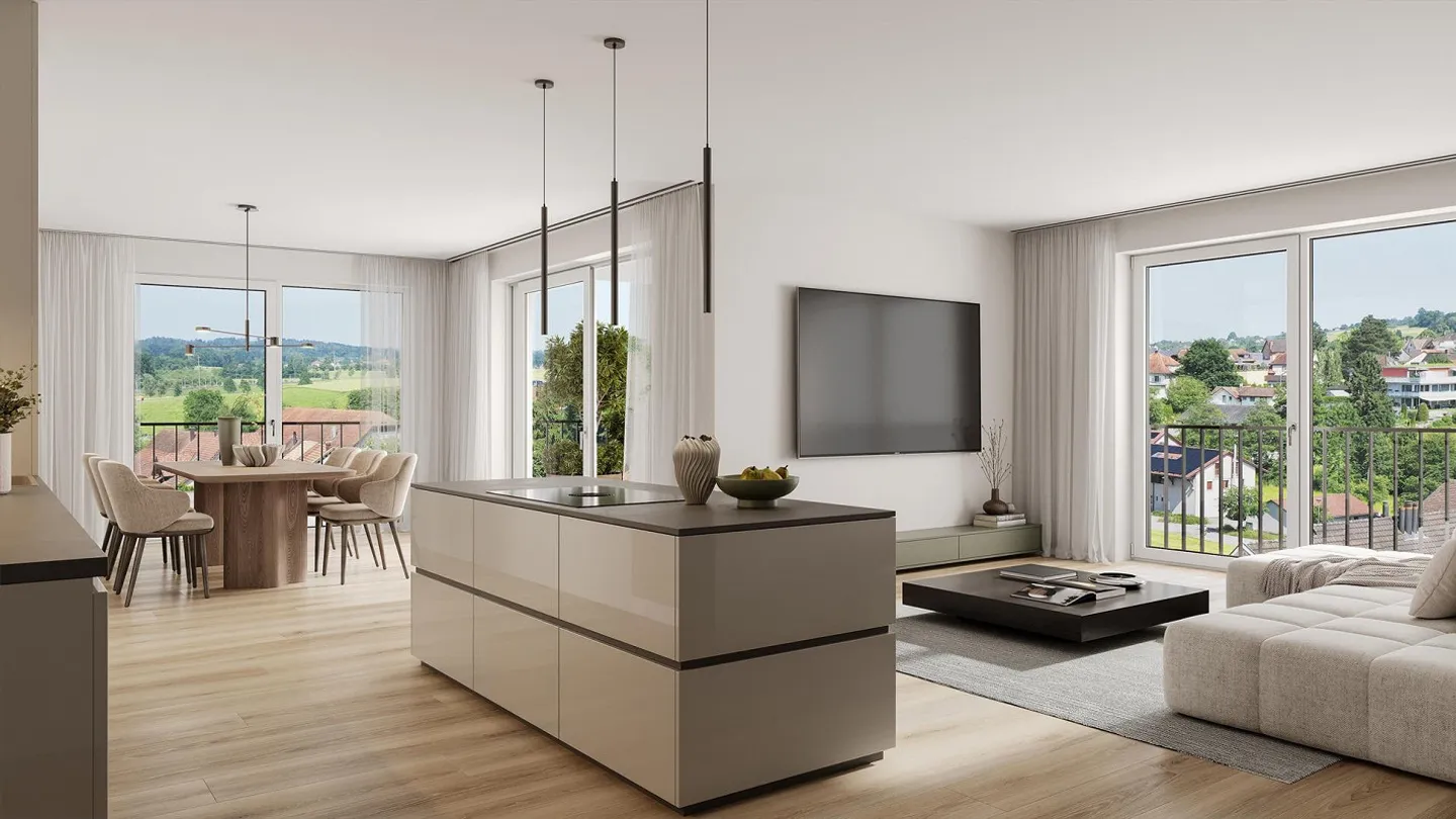 3.5 Room Apartment in Erlen - Photo 4 of 6
