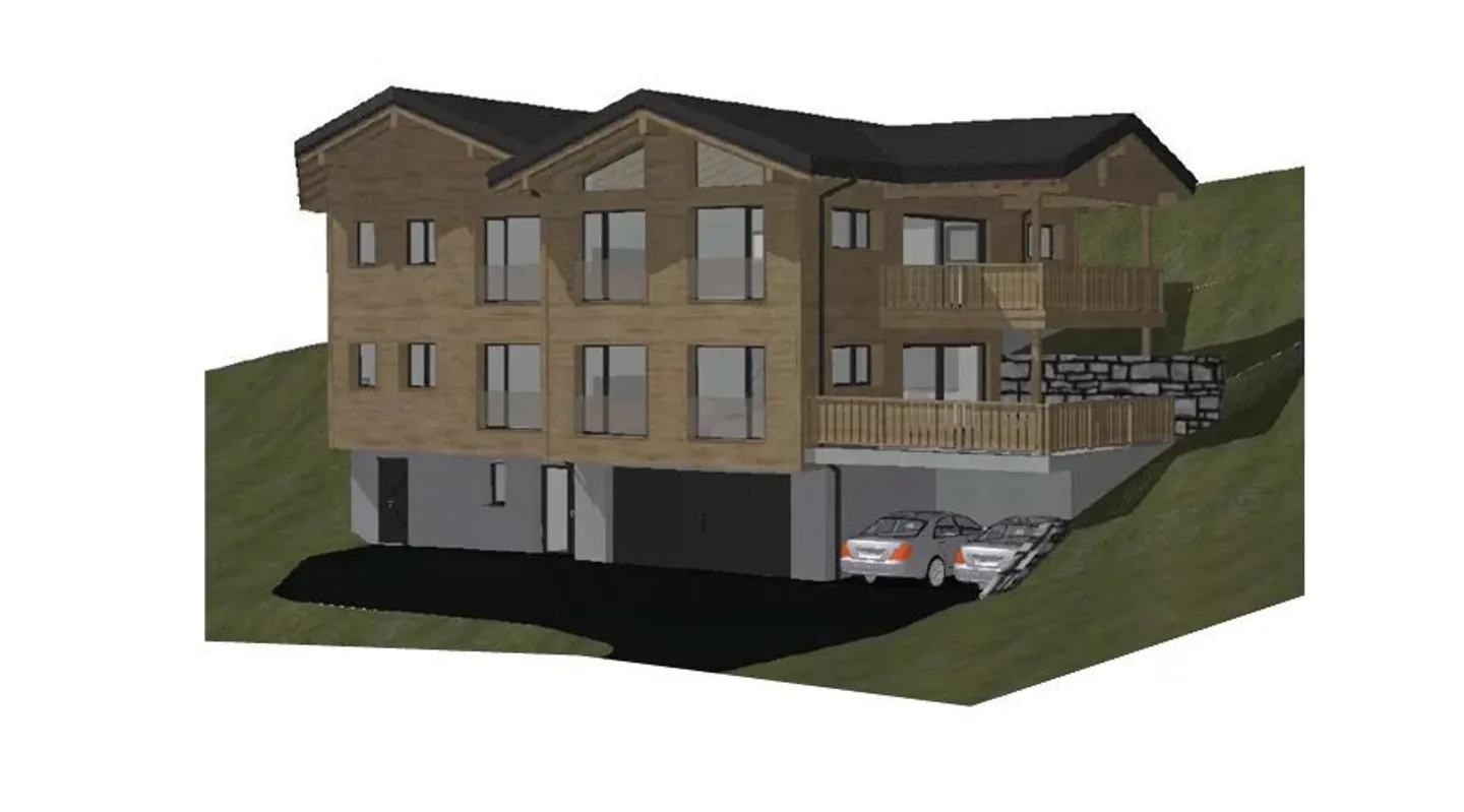 Terrain avec projet aux Giettes - Libre de mandat - Photo 1 sur 2