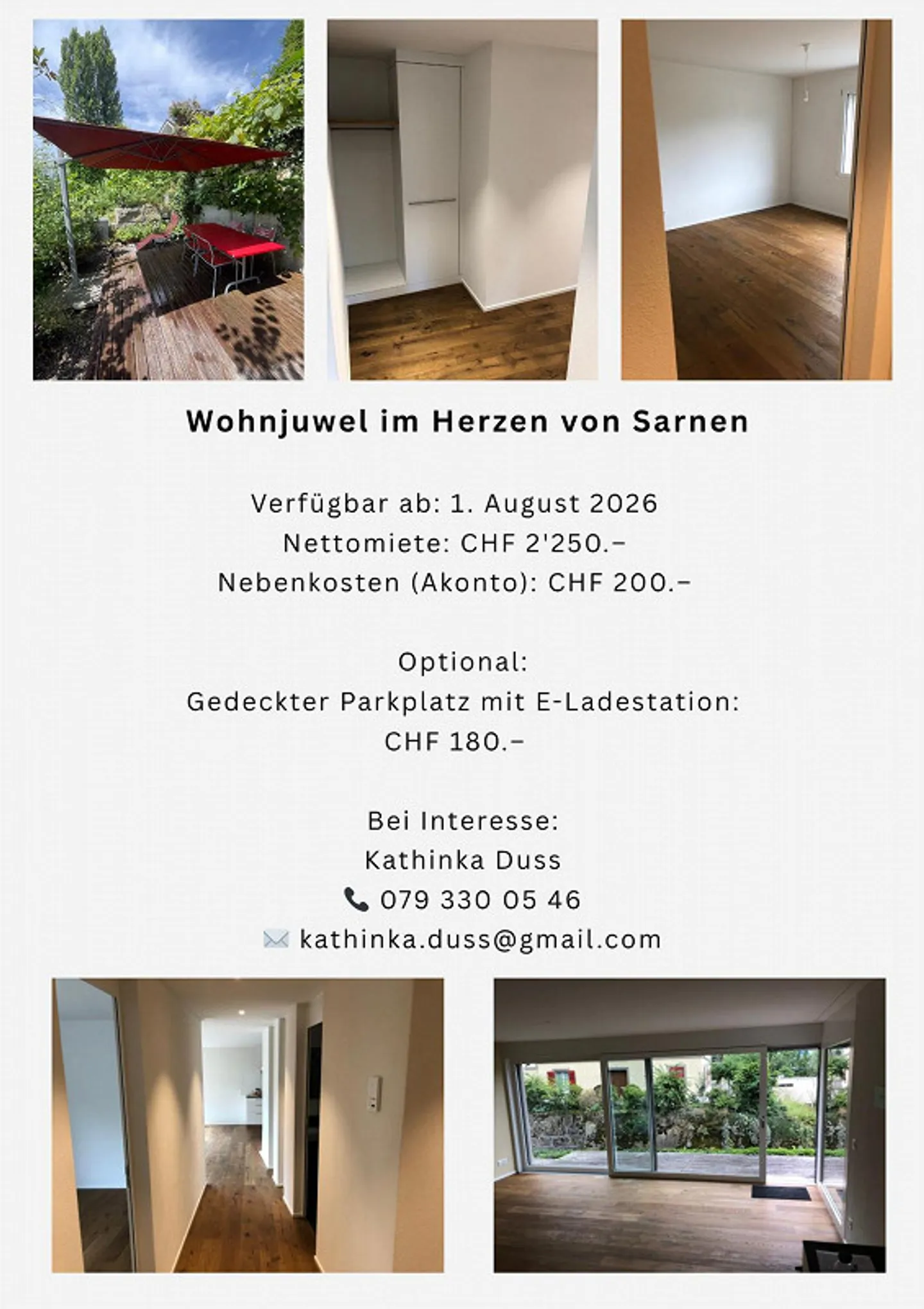 Charmante Wohnung mit Gartenoase - Foto 3 von 17