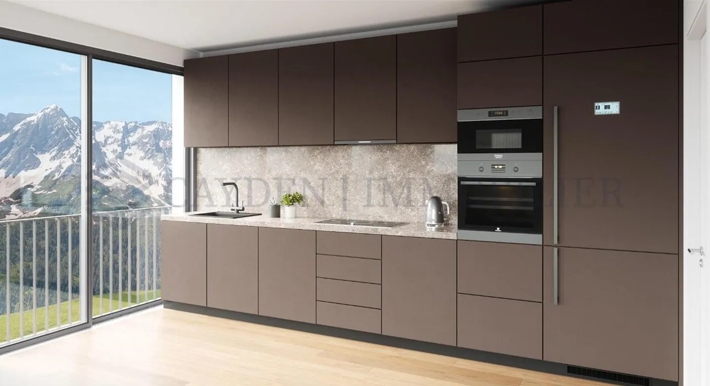 Blick auf die Seen von Neuchâtel und Morat, Villa - Grundstück B - Foto 5 von 6