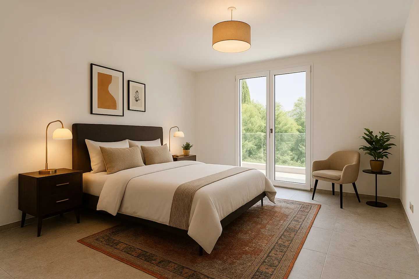Außergewöhnliche Wohnung zwischen Natur und zeitgenössischer Eleganz - Foto 5 von 8