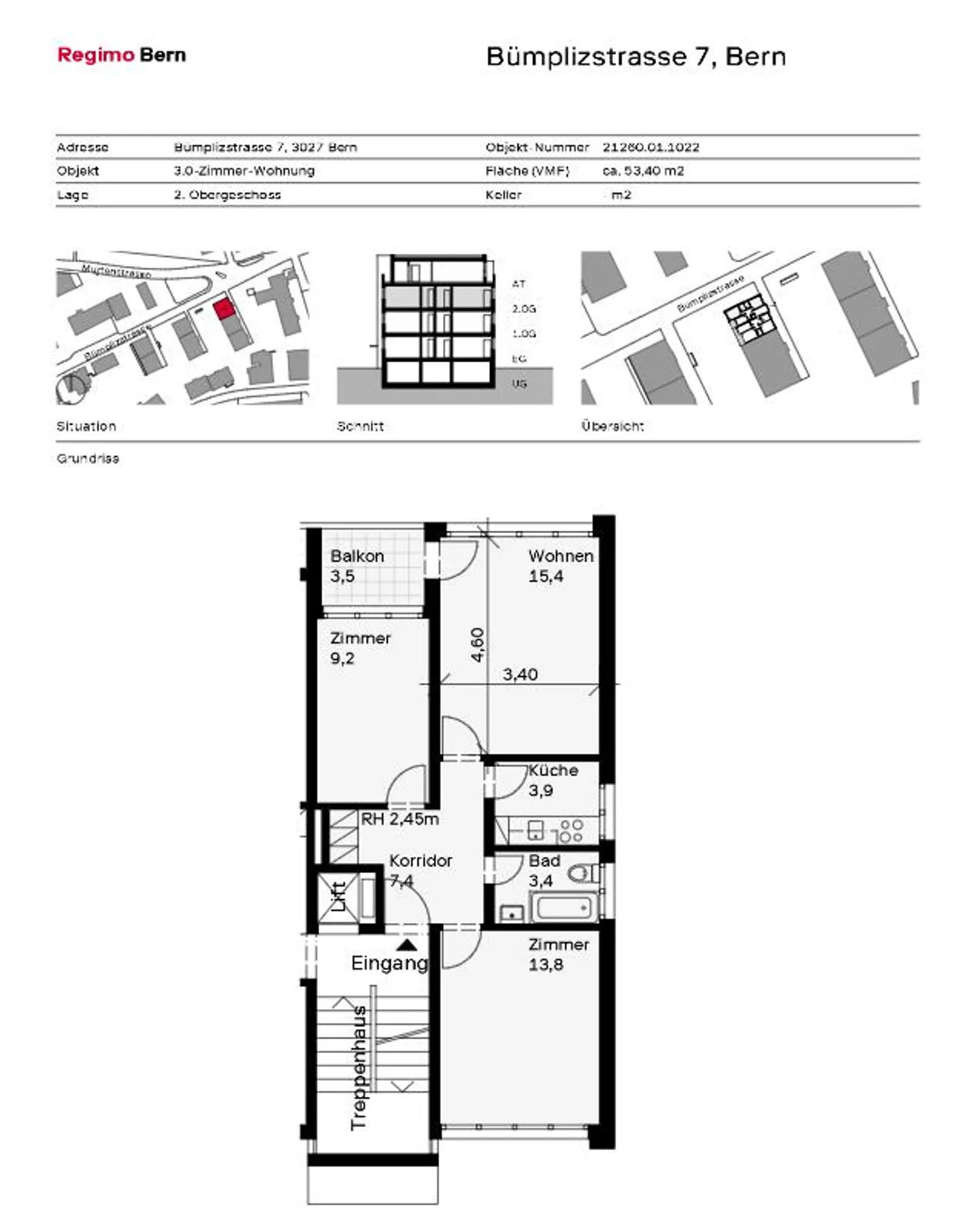 Gemütliche Wohnung in Bern-Bümpliz - Foto 4 von 4