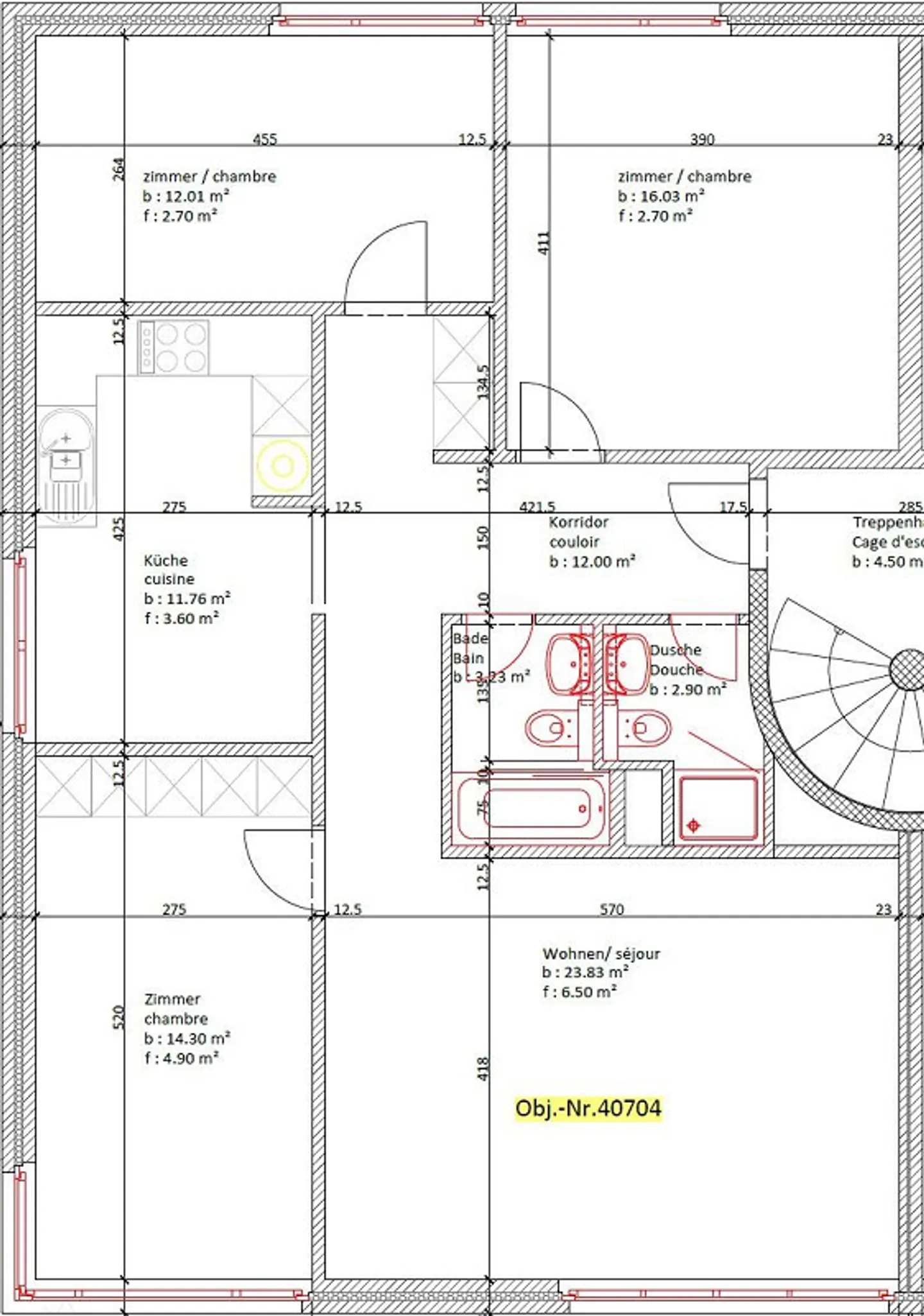 Helle Dachwohnung mit Galerie - Foto 9 von 10