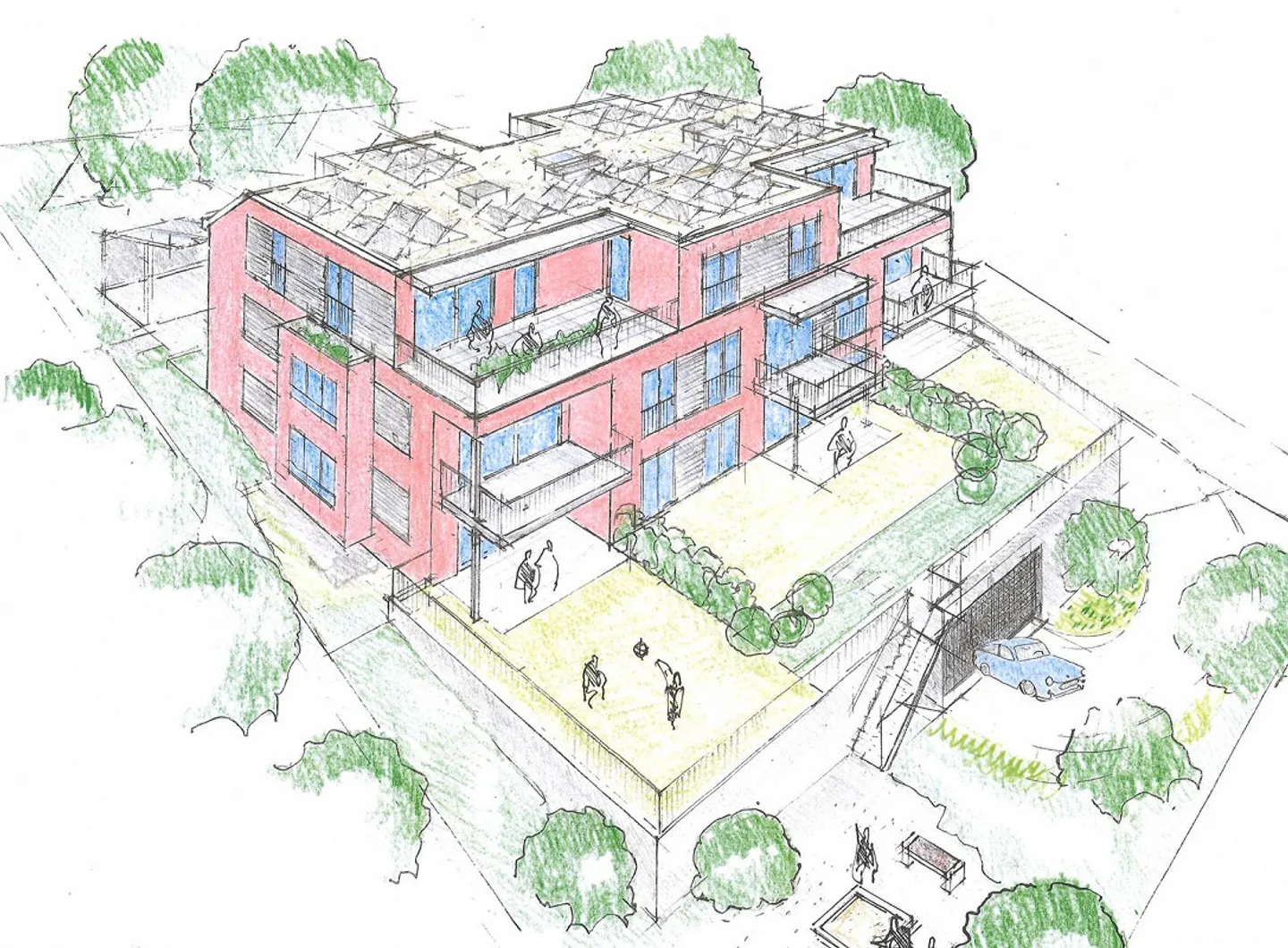 La Praline appartamento attico di 4,5 stanze con oltre 39,0 m2 di terrazza - Foto 2 di 4