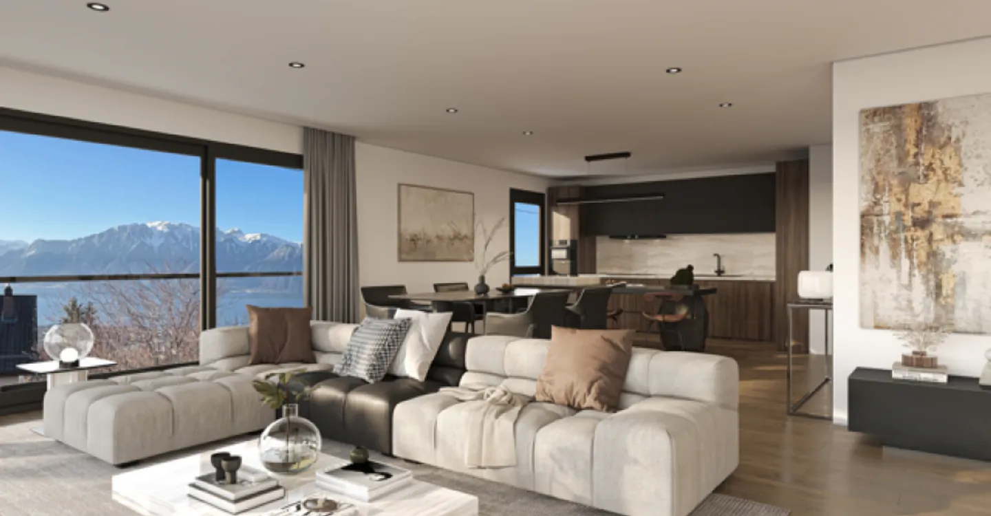 3 Appartamenti di lusso a 3 minuti da Vevey - Foto 5 di 6