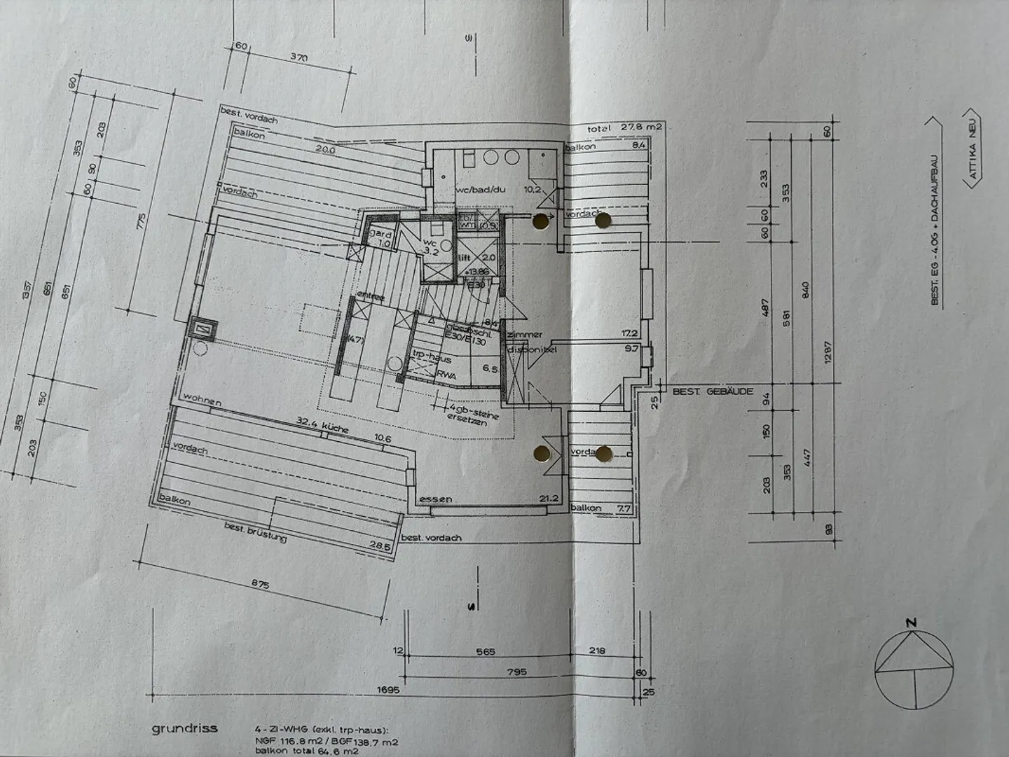 3-room penthouse apartment – Living above the rooftops - Photo 17 of 17