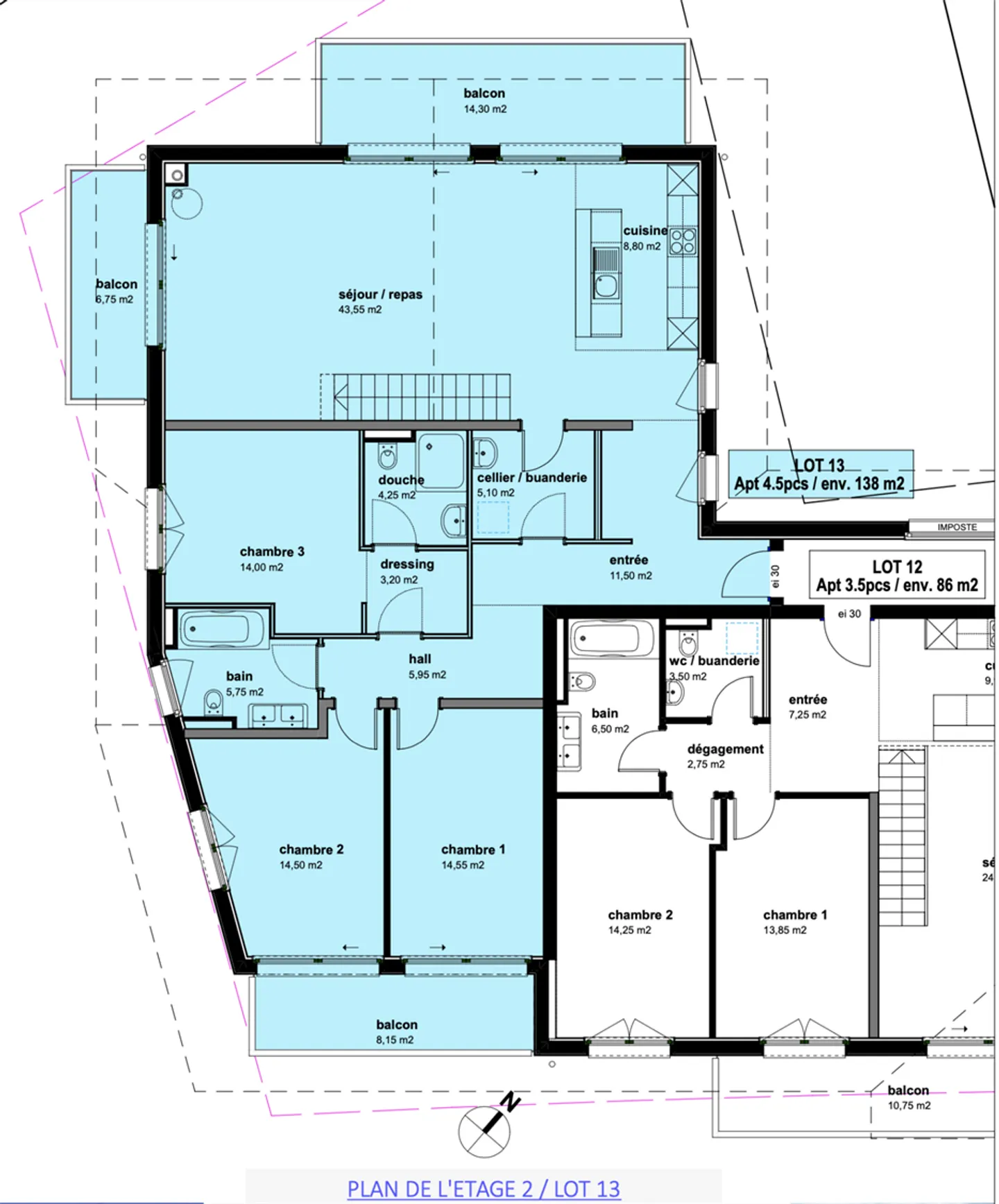 Attic 5.5 rooms - Photo 4 of 6