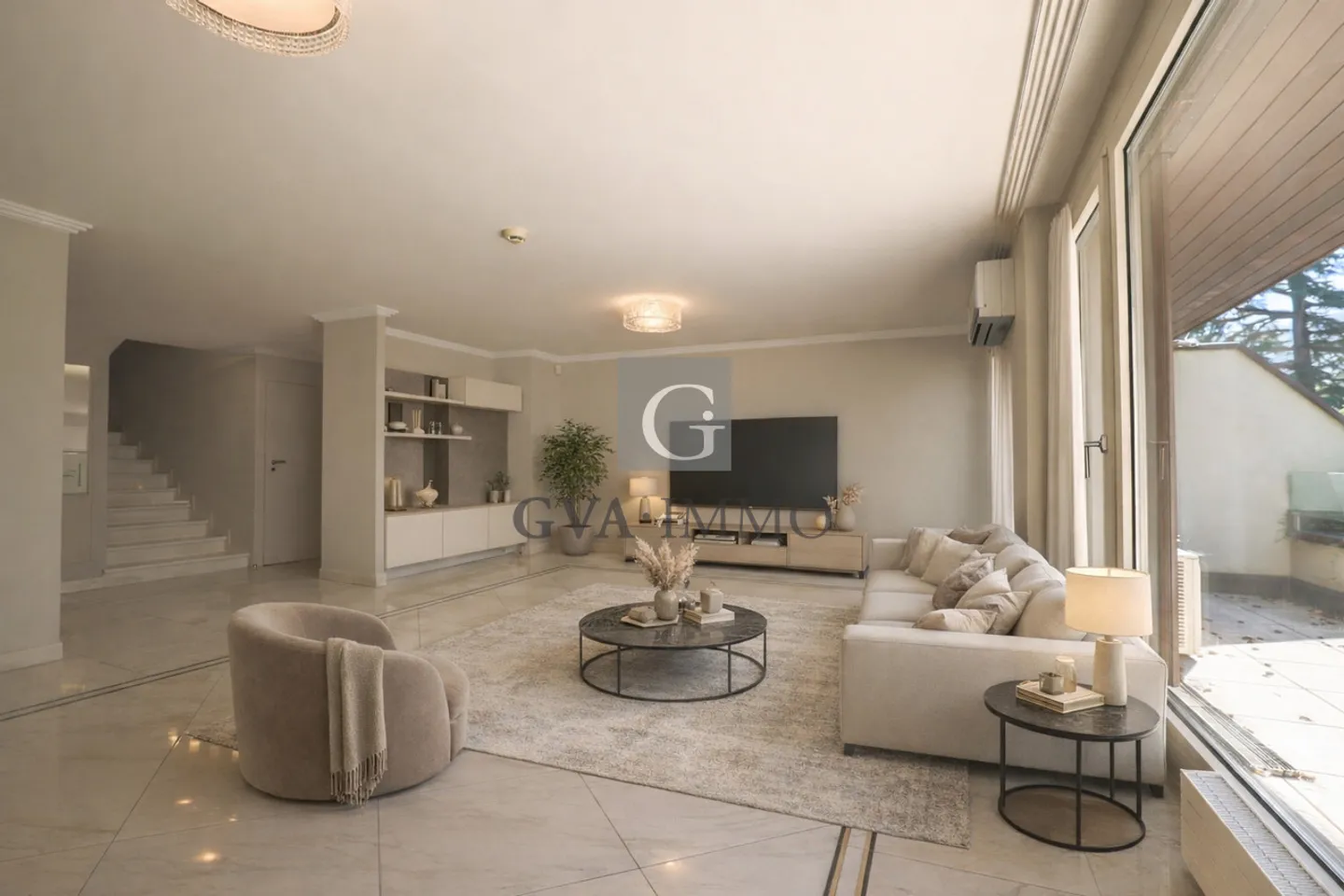 Luxus Duplex in Conches - Foto 2 von 11