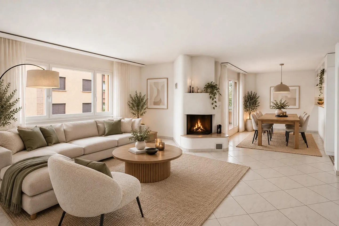 SPACIOUS 4.5-ROOM APARTMENT WITH LARGE BALCONY AND 2 GARAGE SPACES - Photo 1 of 21