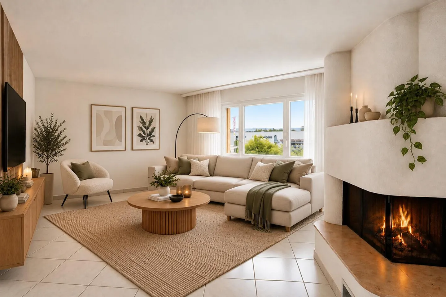 SPACIOUS 4.5-ROOM APARTMENT WITH LARGE BALCONY AND 2 GARAGE SPACES - Photo 3 of 21