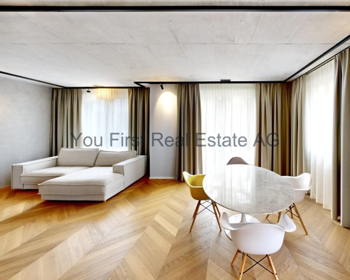 First occupancy new apartment with attention to detail - stylish 3.5-room city apartment on the ground floor - Photo 5 of 20