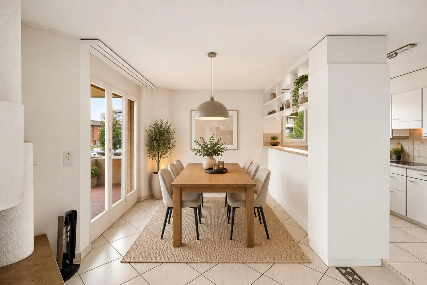 SPACIOUS 4.5-ROOM APARTMENT WITH LARGE BALCONY AND 2 GARAGE SPACES - Photo 4 of 21