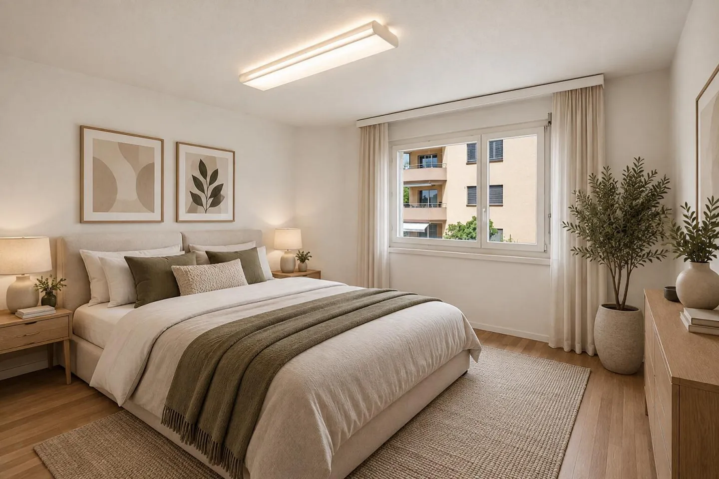 SPACIOUS 4.5-ROOM APARTMENT WITH LARGE BALCONY AND 2 GARAGE SPACES - Photo 7 of 21