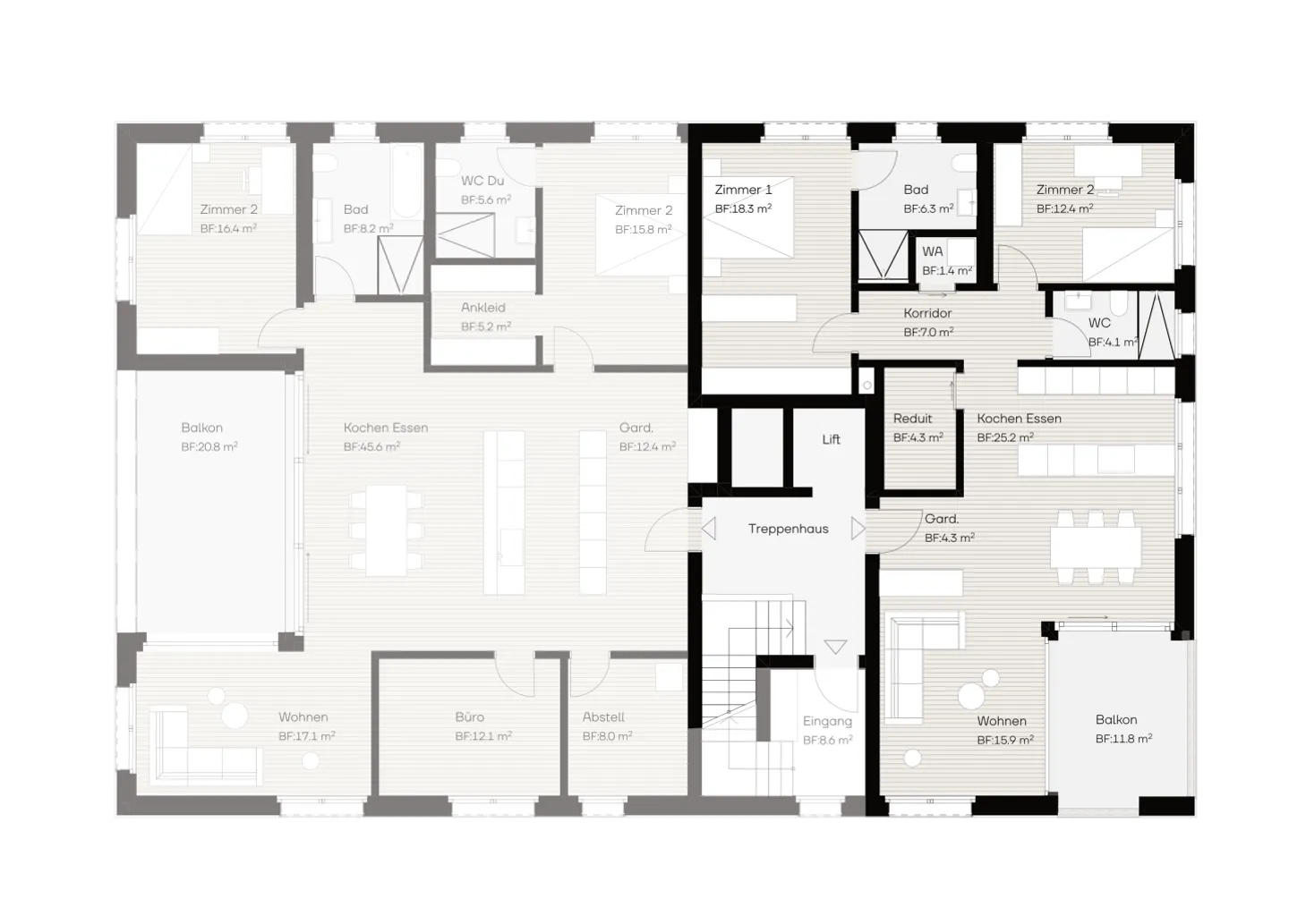 Nouveau projet de construction "Buchen 64" - dernières appartements de 3.5 pièces - Photo 6 sur 7