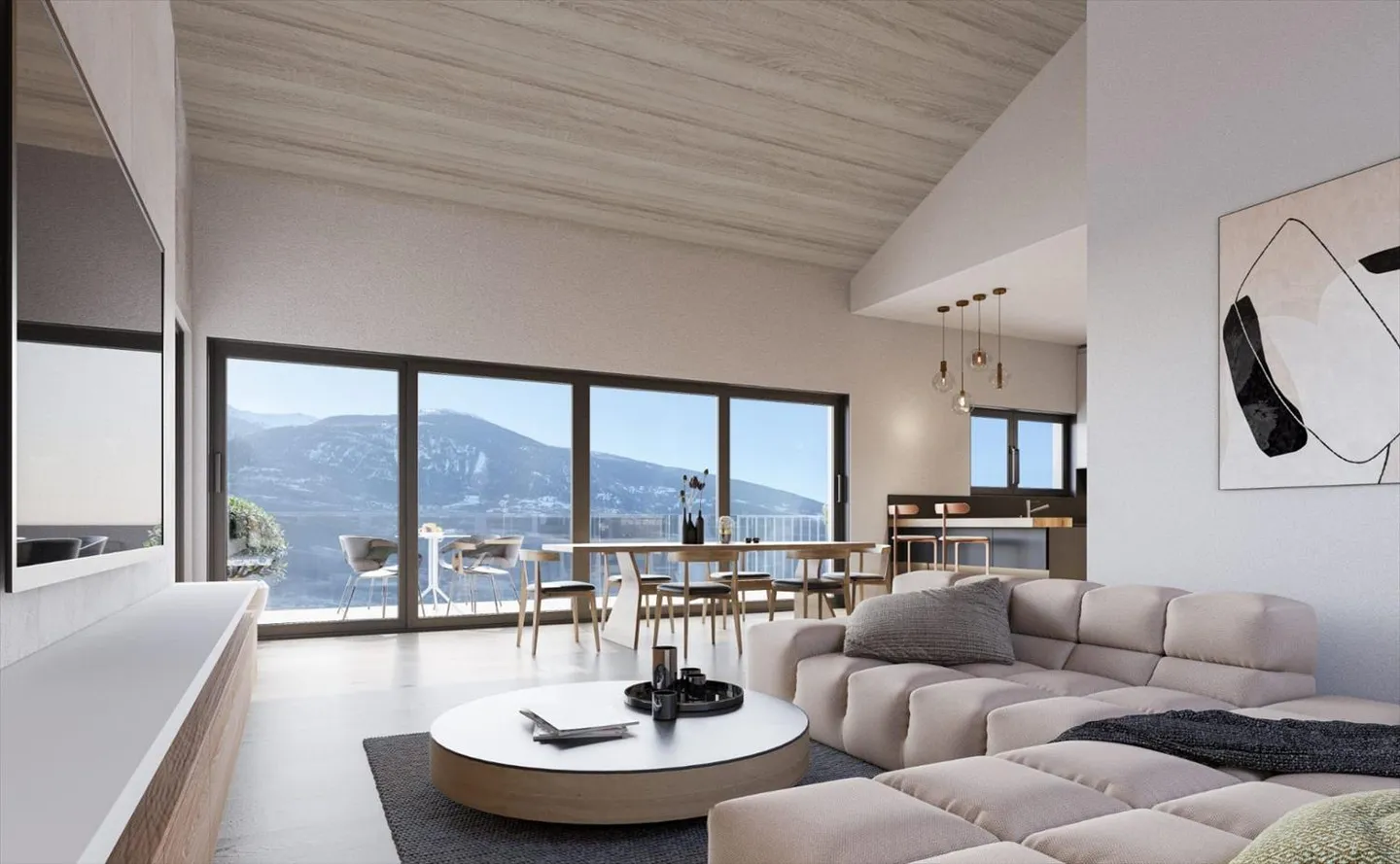 Nuova villa di 5,5 stanze a Lens di 180m2 con vista mozzafiato - Foto 2 di 8